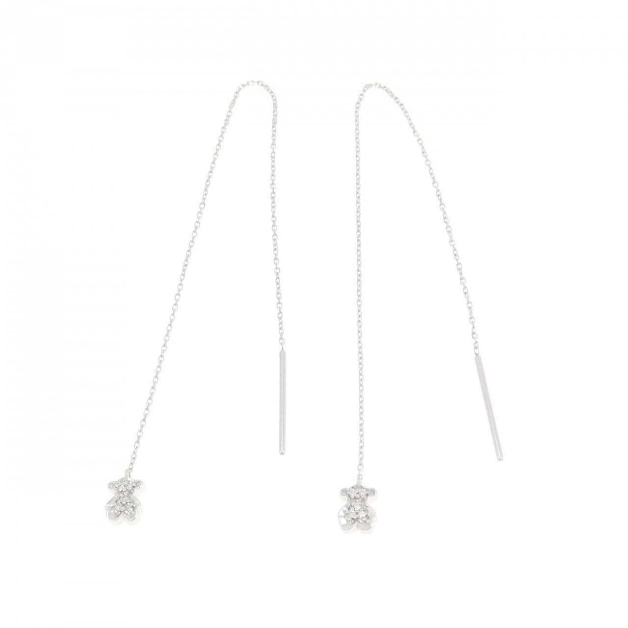 750WG Diamond earrings