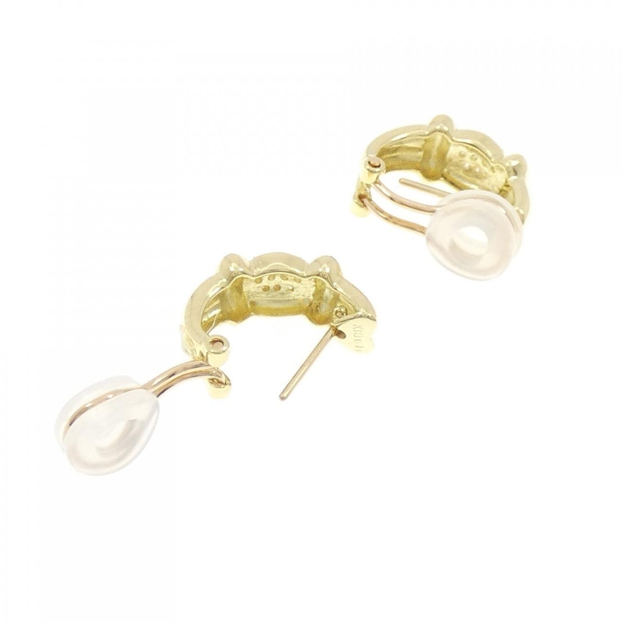 K18YG鑽石耳環/耳夹0.20CT