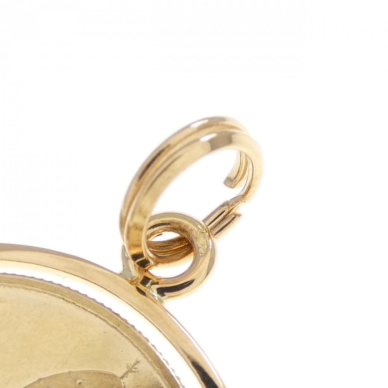 750PG(枠) コイン ペンダント