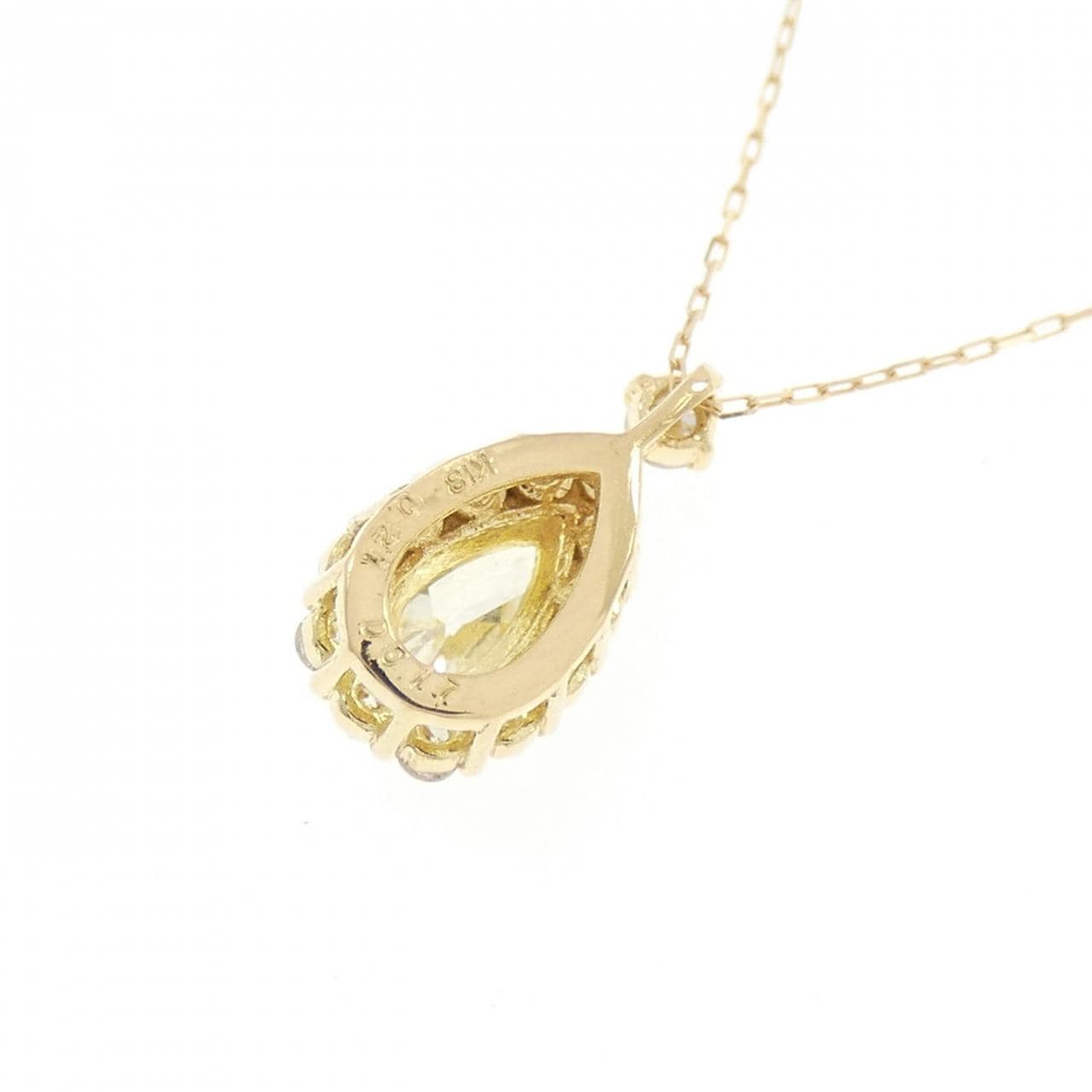 【新品】K18YG ダイヤモンド ネックレス 0.21CT