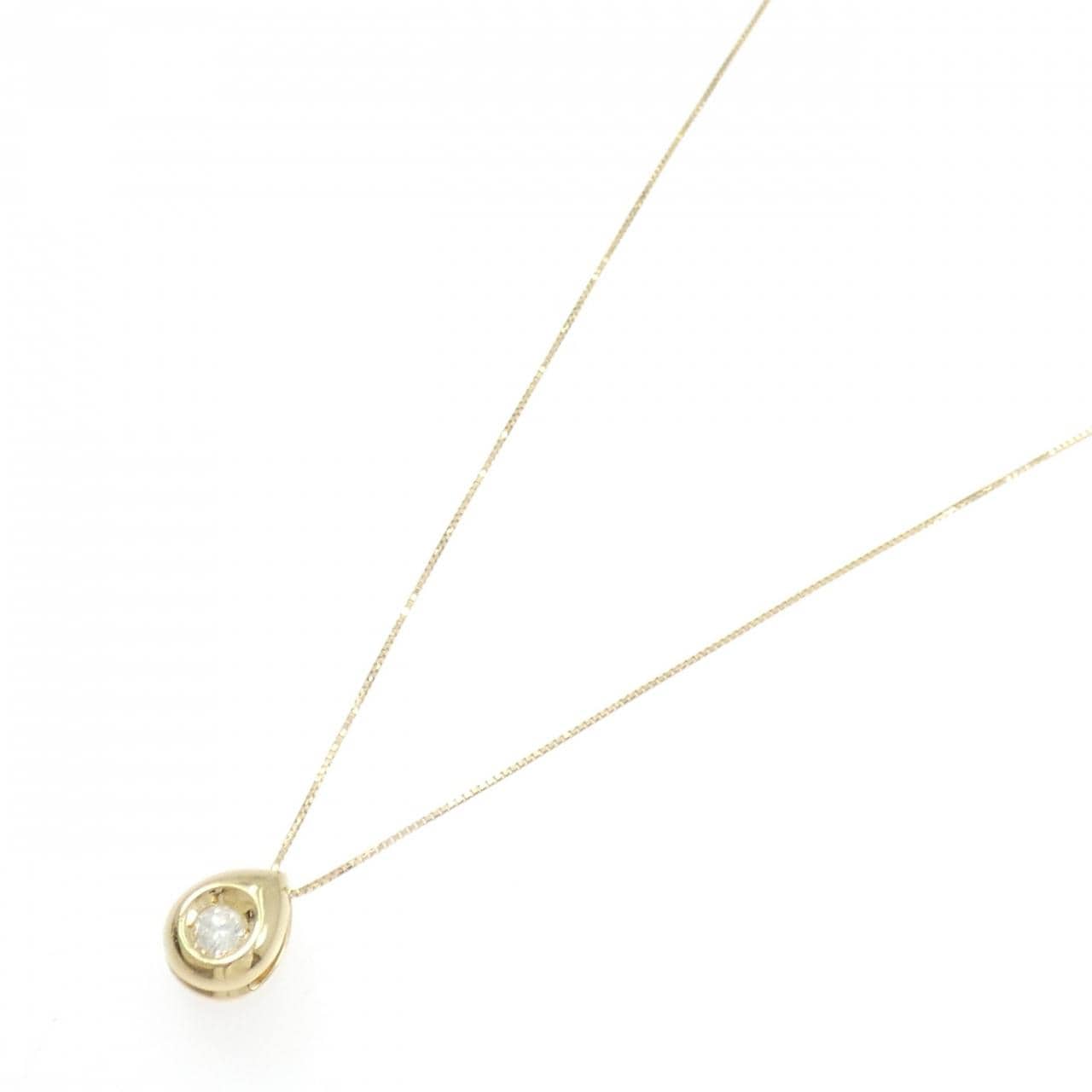 K18YG ダイヤモンド ネックレス 0.26CT