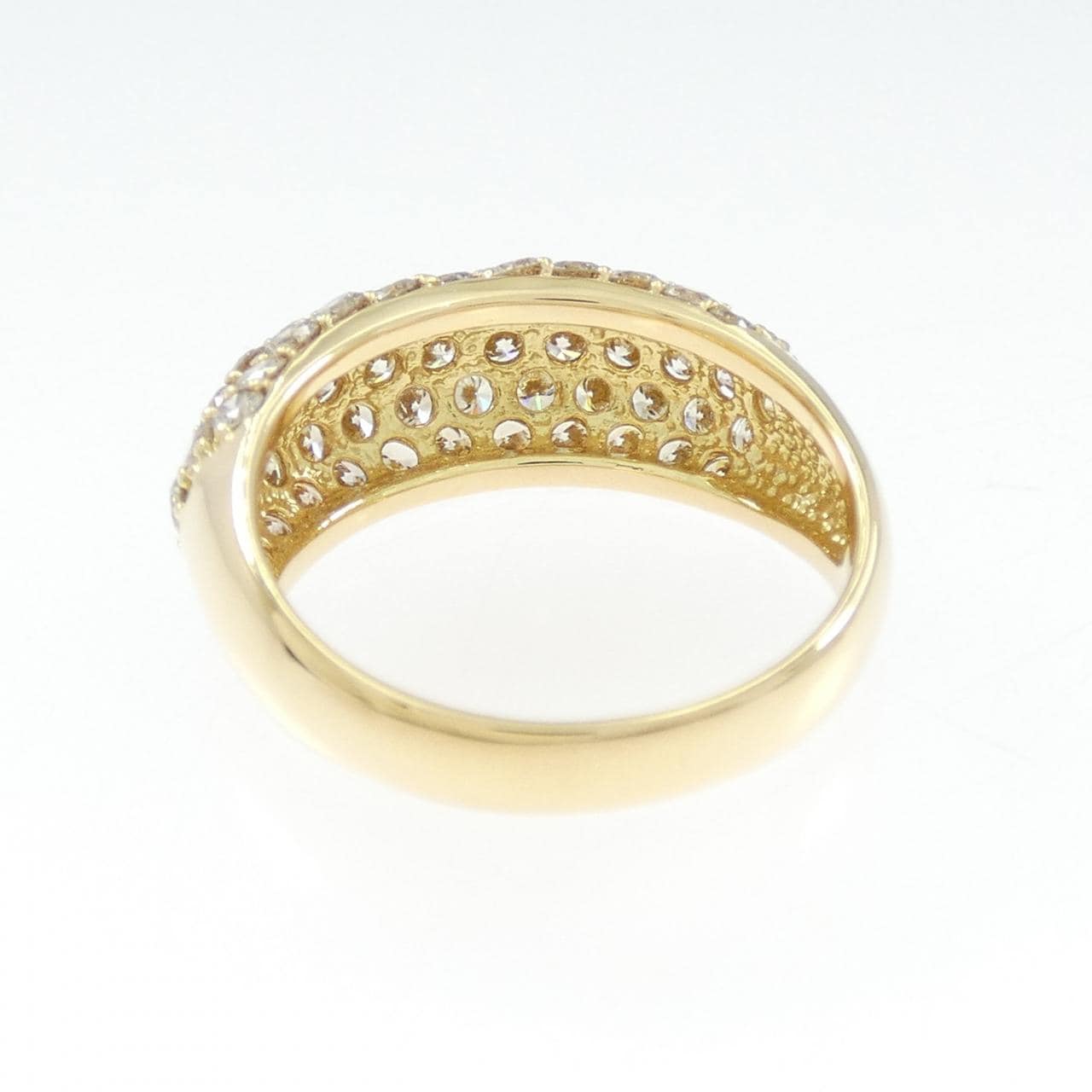 K18YG パヴェ ダイヤモンド リング 2.00CT