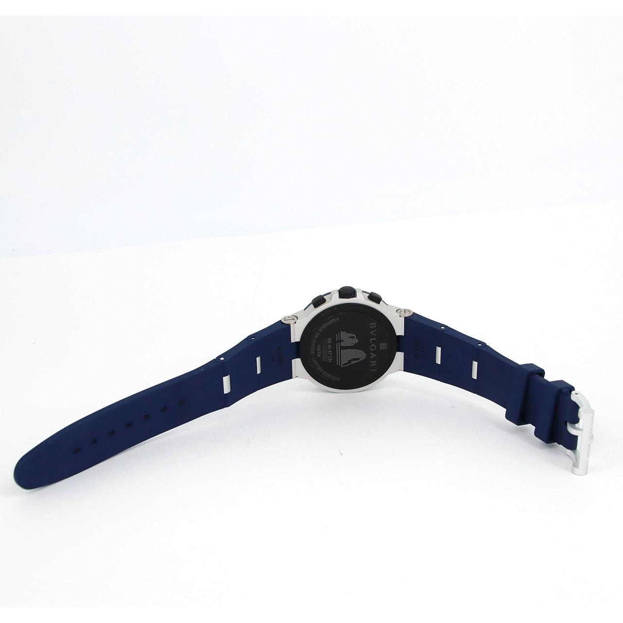 ブルガリ ブルガリアルミニウムクロノグラフ･カプリ LIMITED BB40ATCH/103844 アルミニウム 自動巻