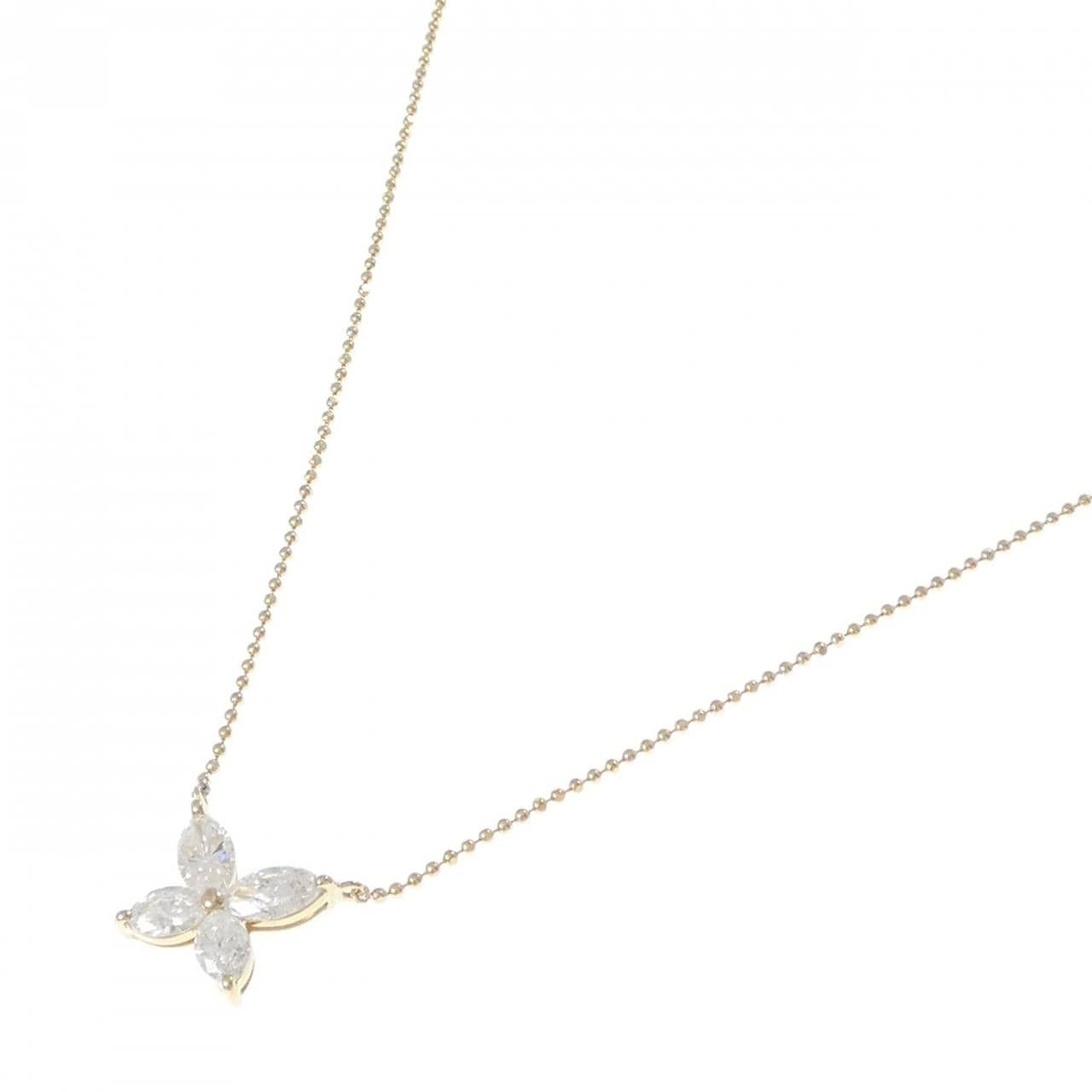 K18YG ダイヤモンド ネックレス 1.63CT