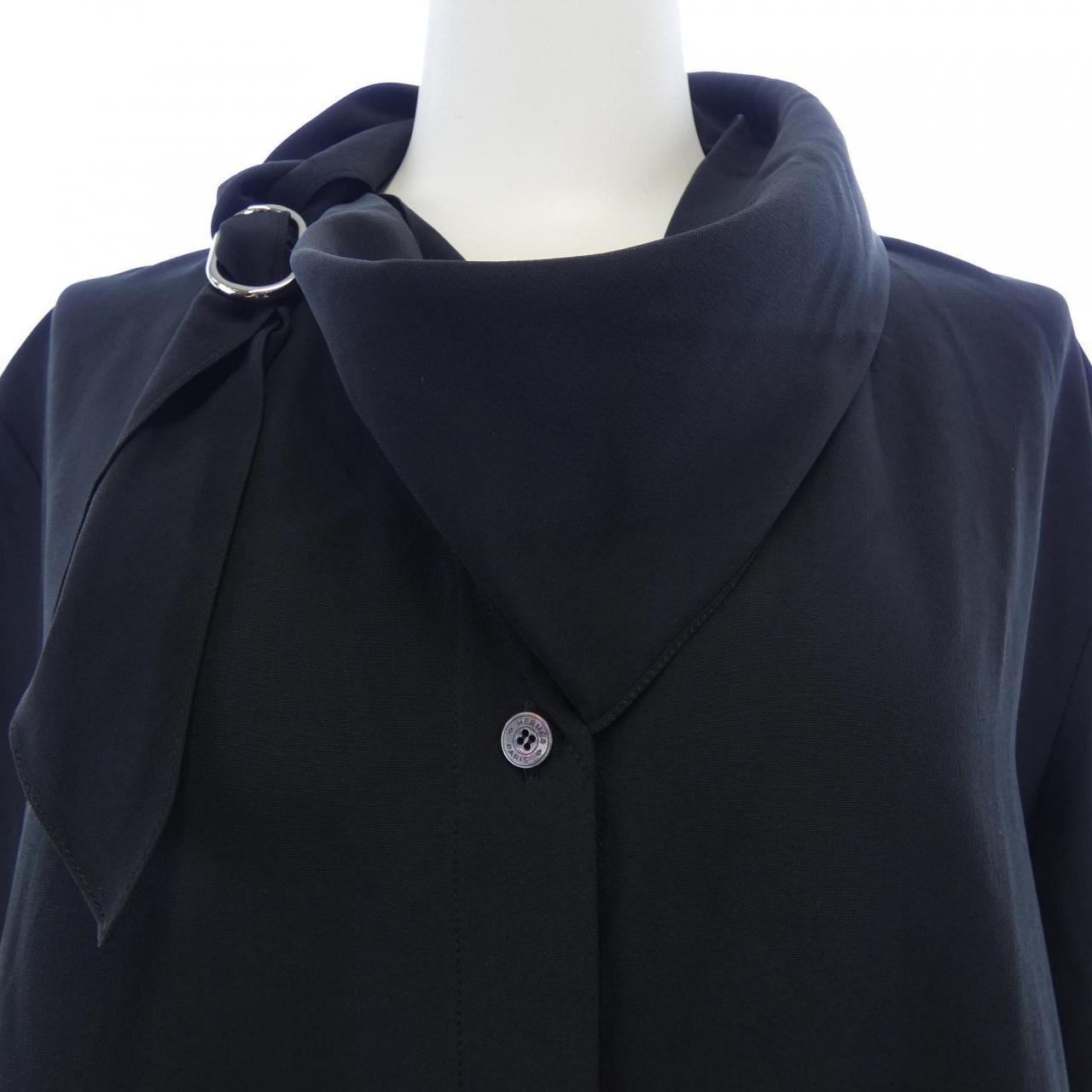エルメス HERMES *06-7602 ツイルレーヌ シャツ