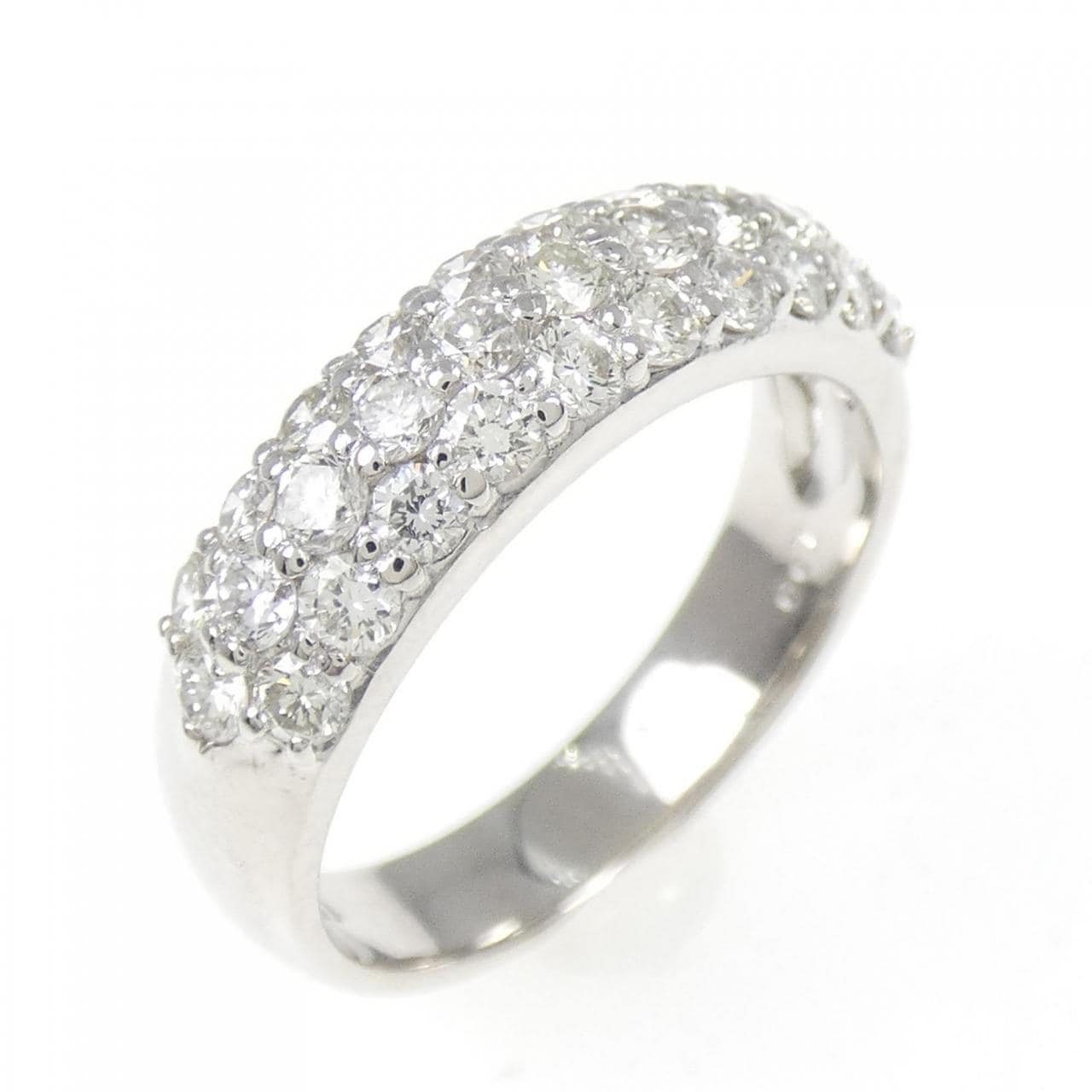 PT 密鑲鑽石戒指 1.00CT