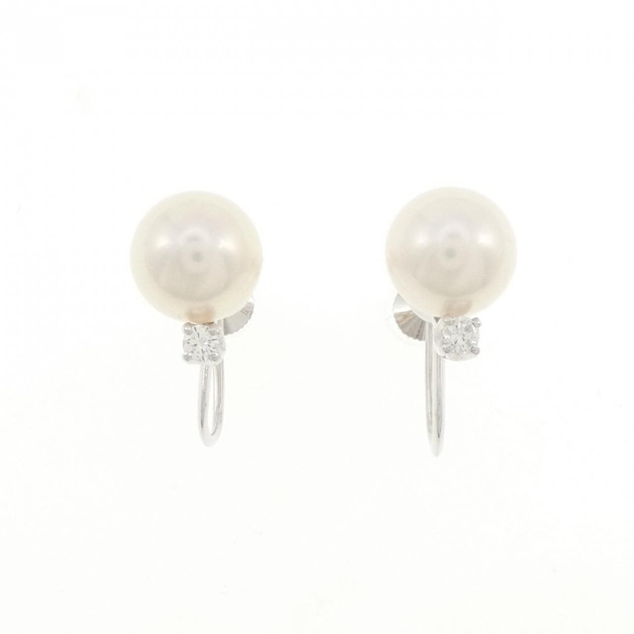 MIKIMOTO Akoya pearl earrings 7.4mm
