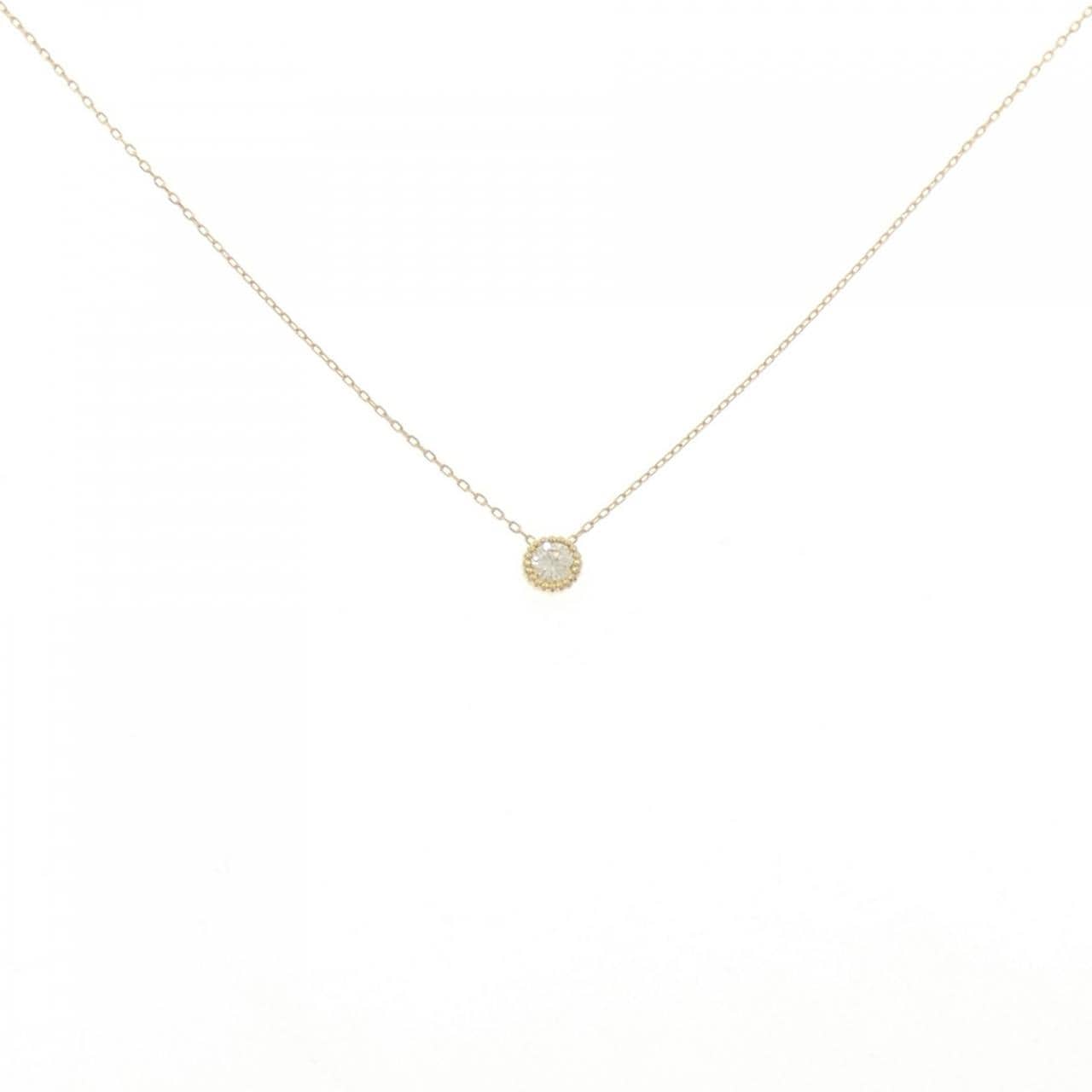 K18YG ダイヤモンド ネックレス 0.13CT