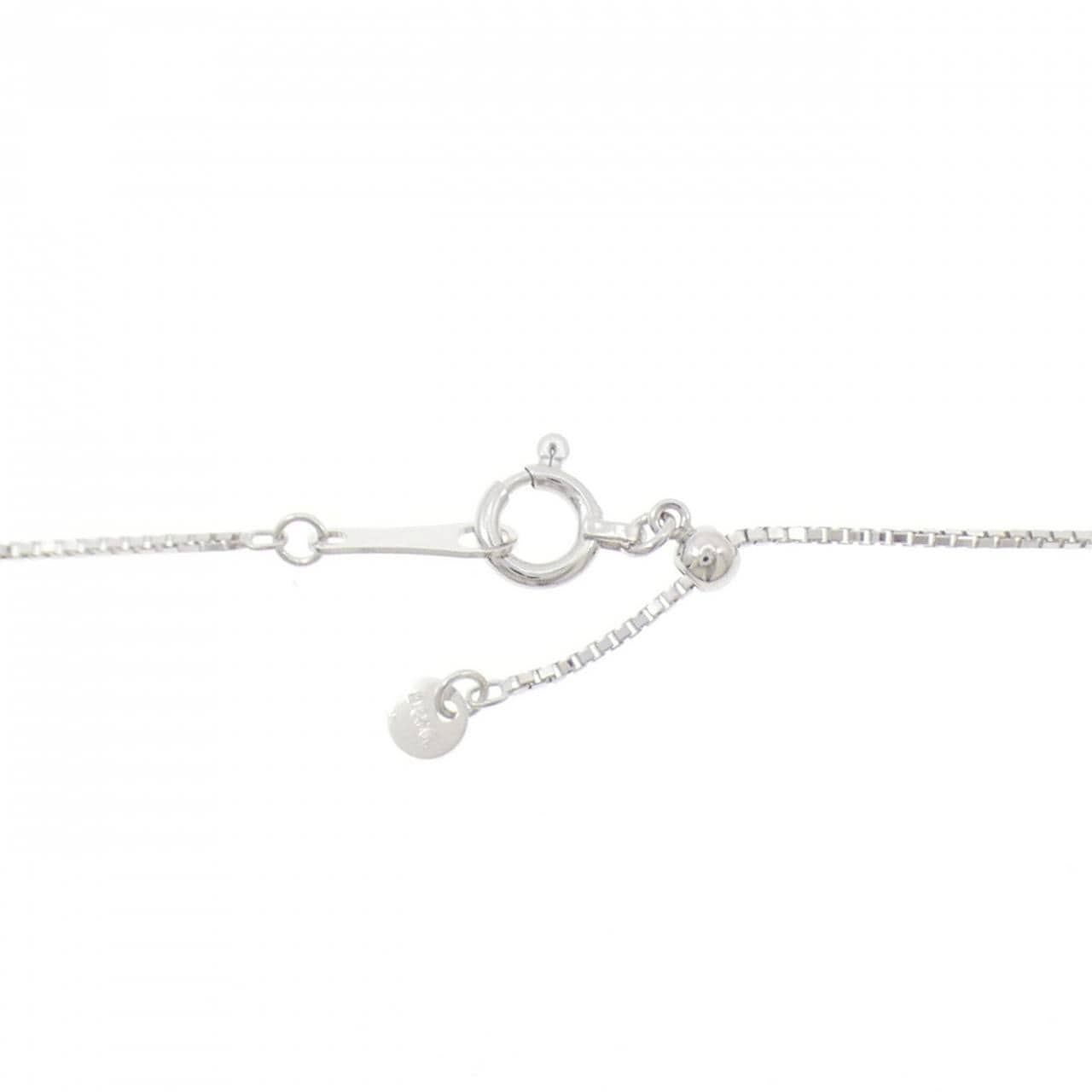 K18WG ダイヤモンド ネックレス 0.3CT