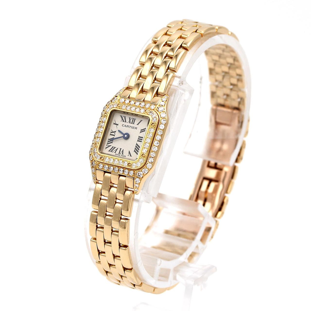 カルティエ ミニパンテール YG/2D WF3141B9 YG クォーツ