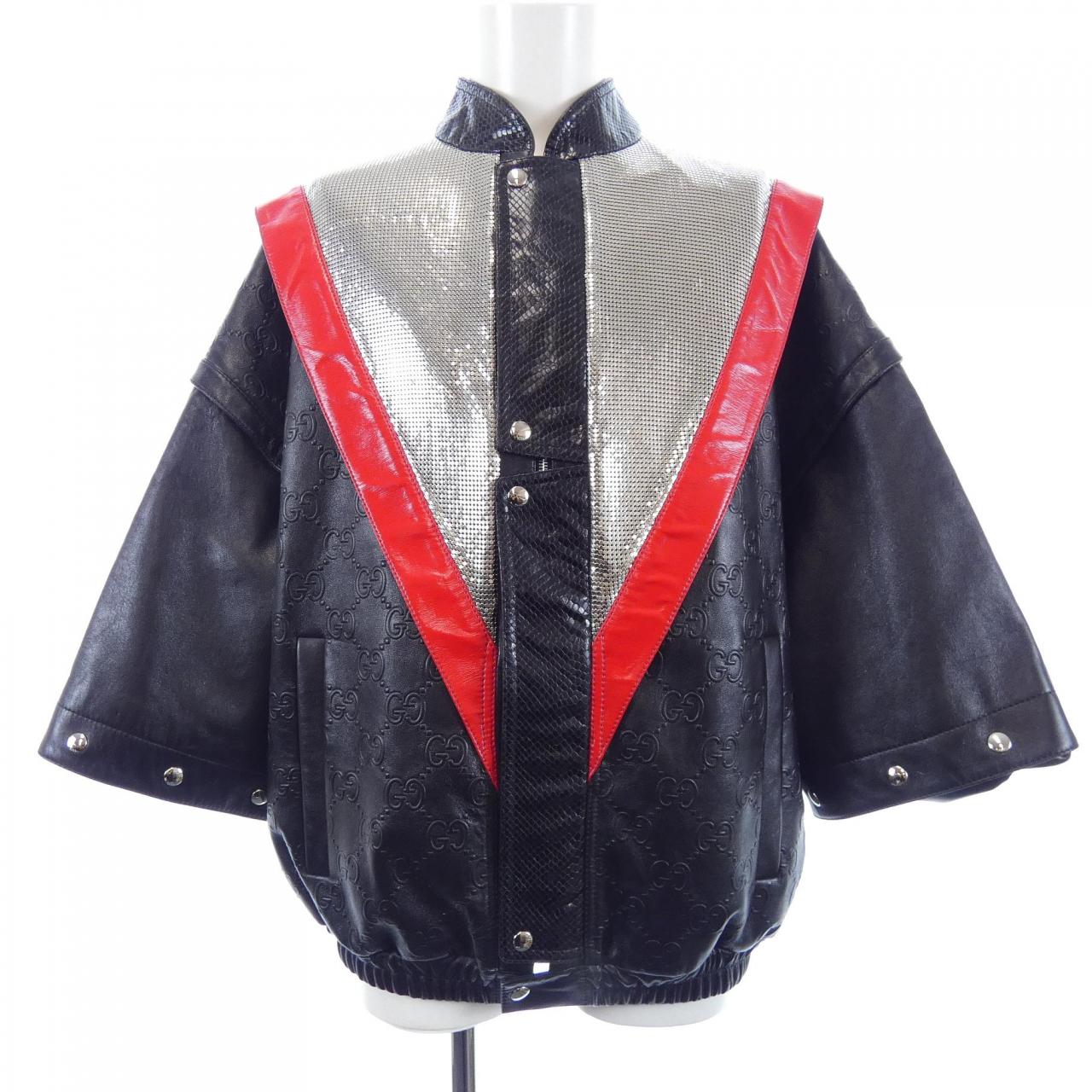 グッチ GUCCI GG 741438 XNAXW レザージャケット