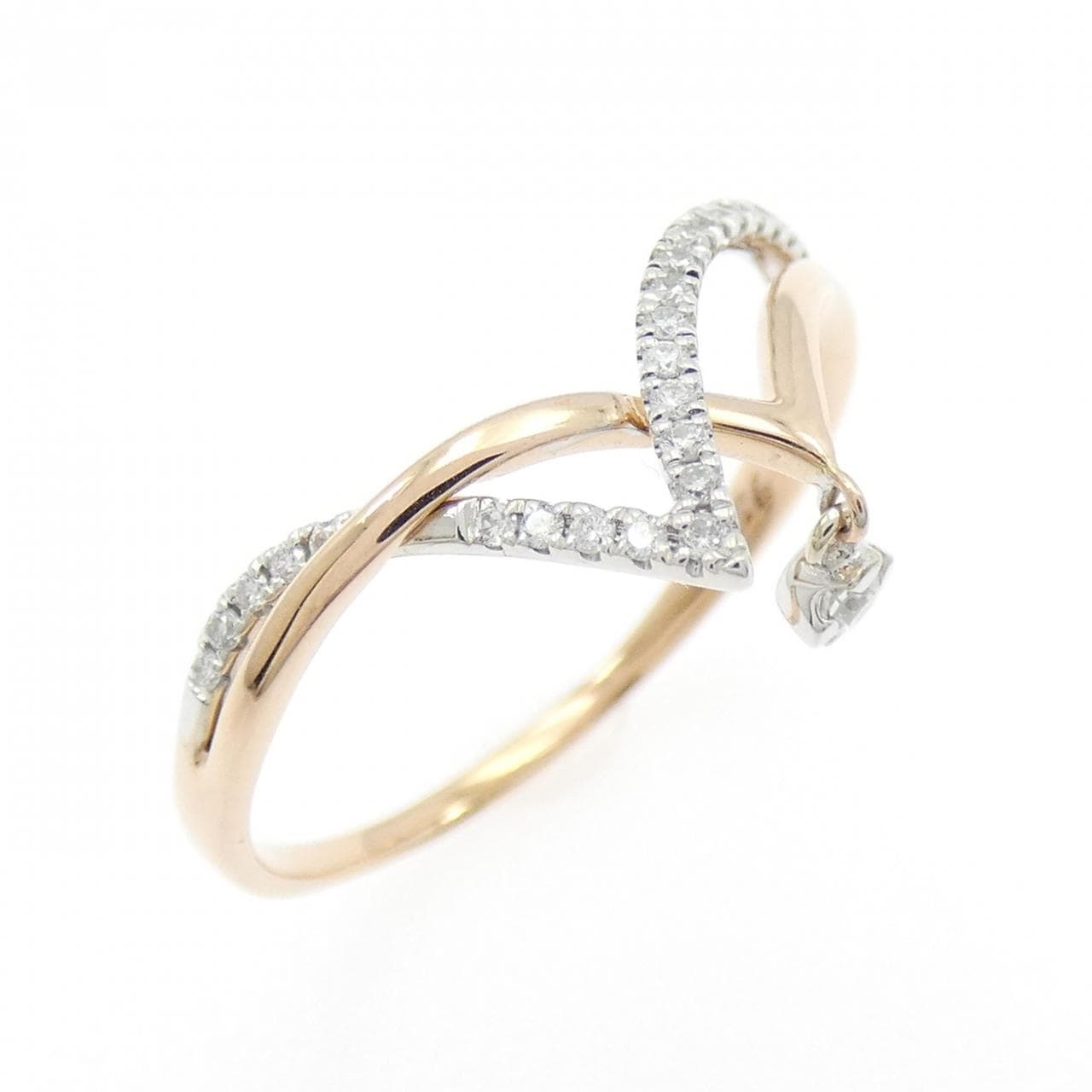 K18PG/K18WG ダイヤモンド リング 0.14CT