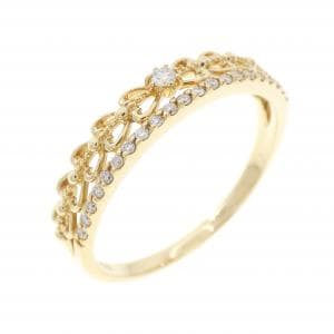 K18YG ダイヤモンド リング 0.10CT