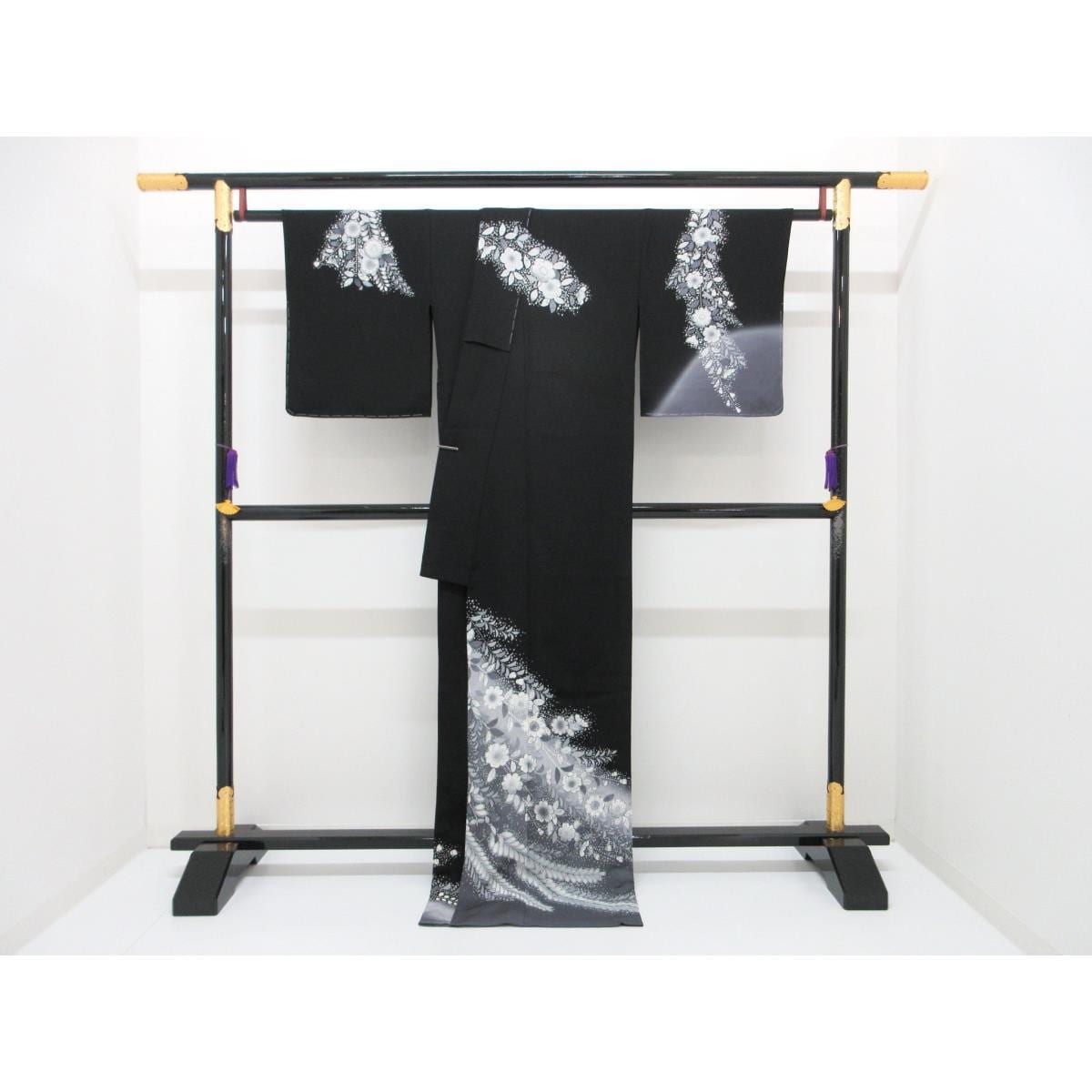 【未使用品】単衣　訪問着　友禅加工ボカシ染