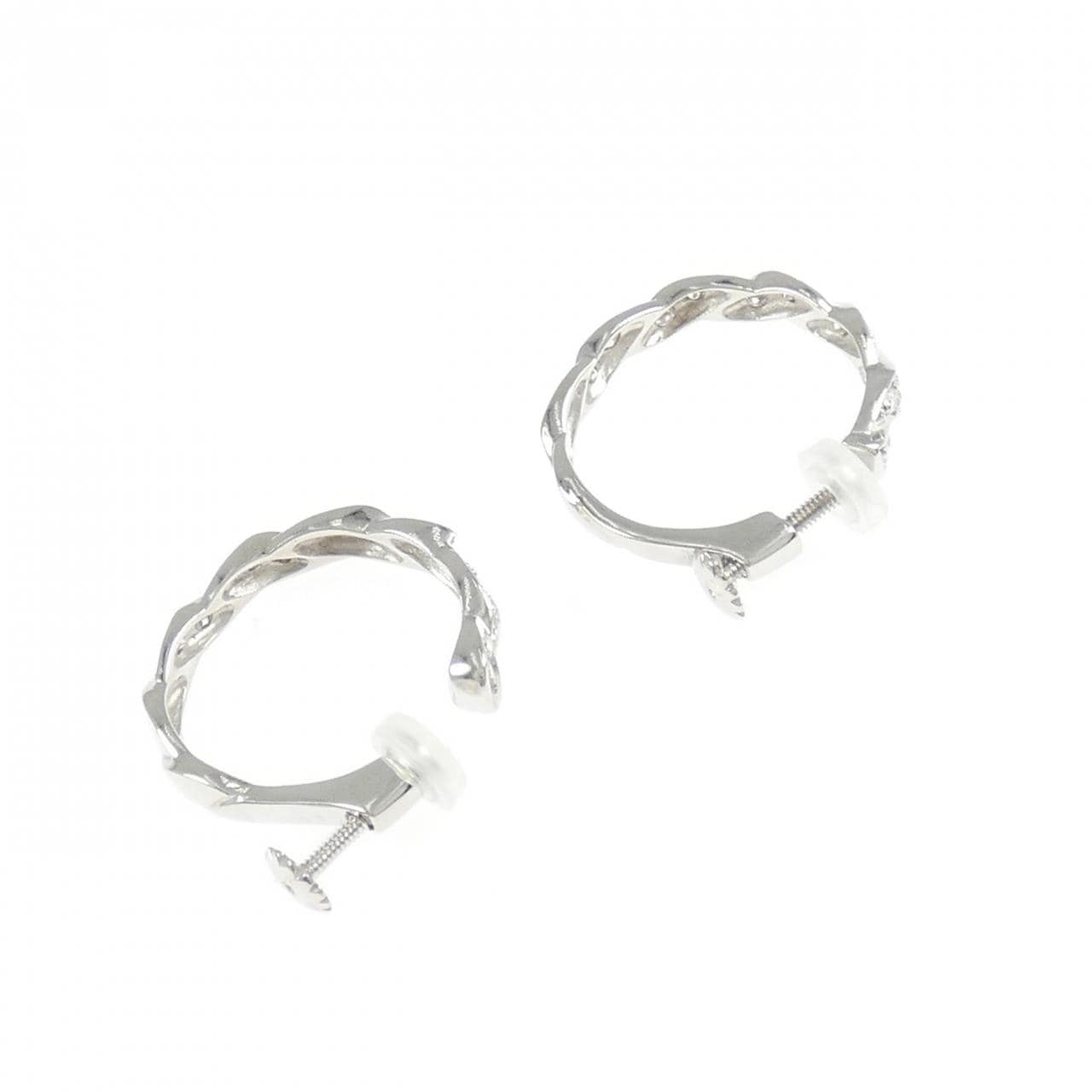 PT900 ダイヤモンド イヤリング 0.30CT