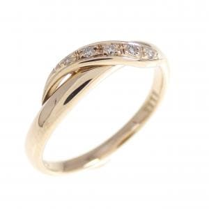 K18PG ダイヤモンド リング 0.02CT