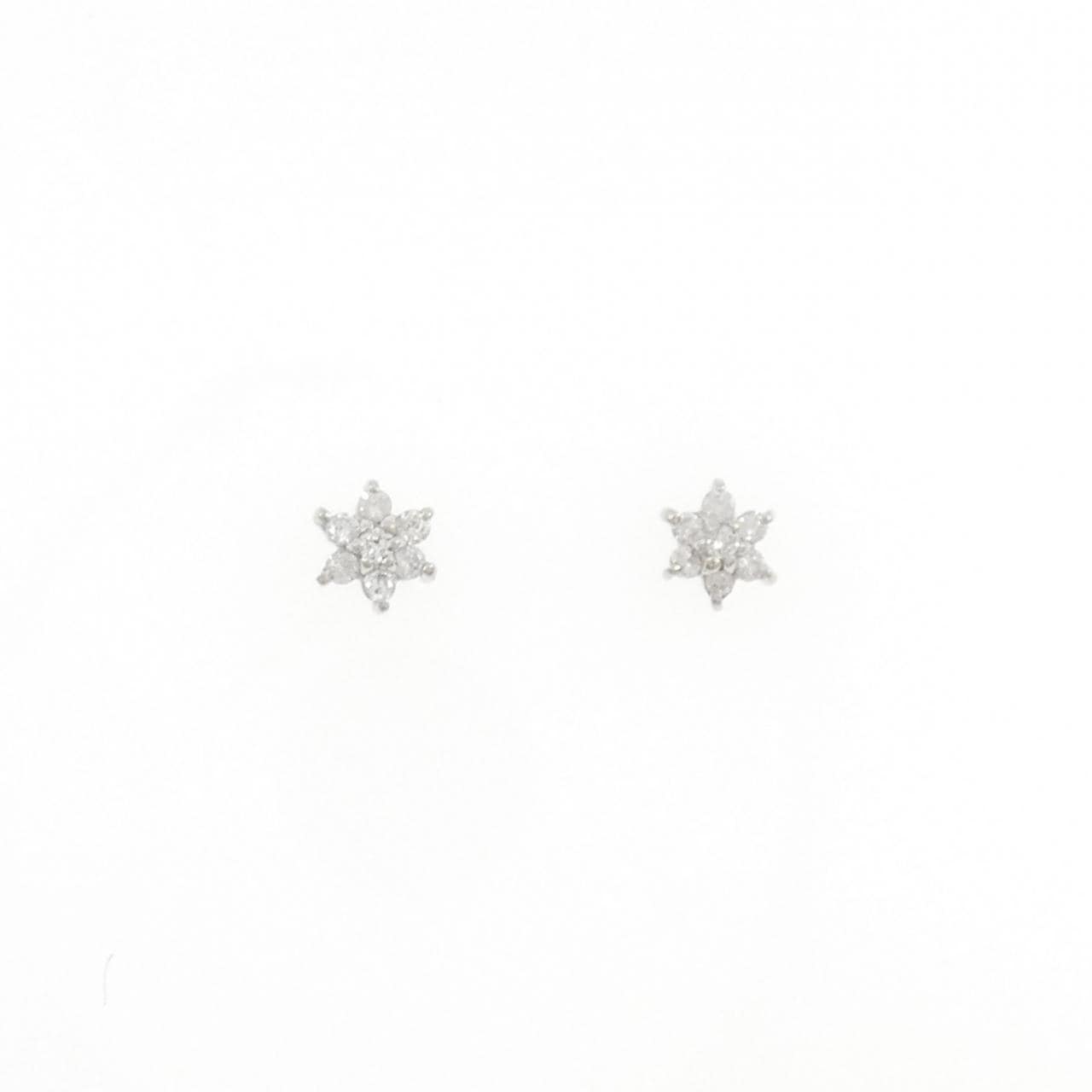 PT900 ダイヤモンド ピアス 0.20CT
