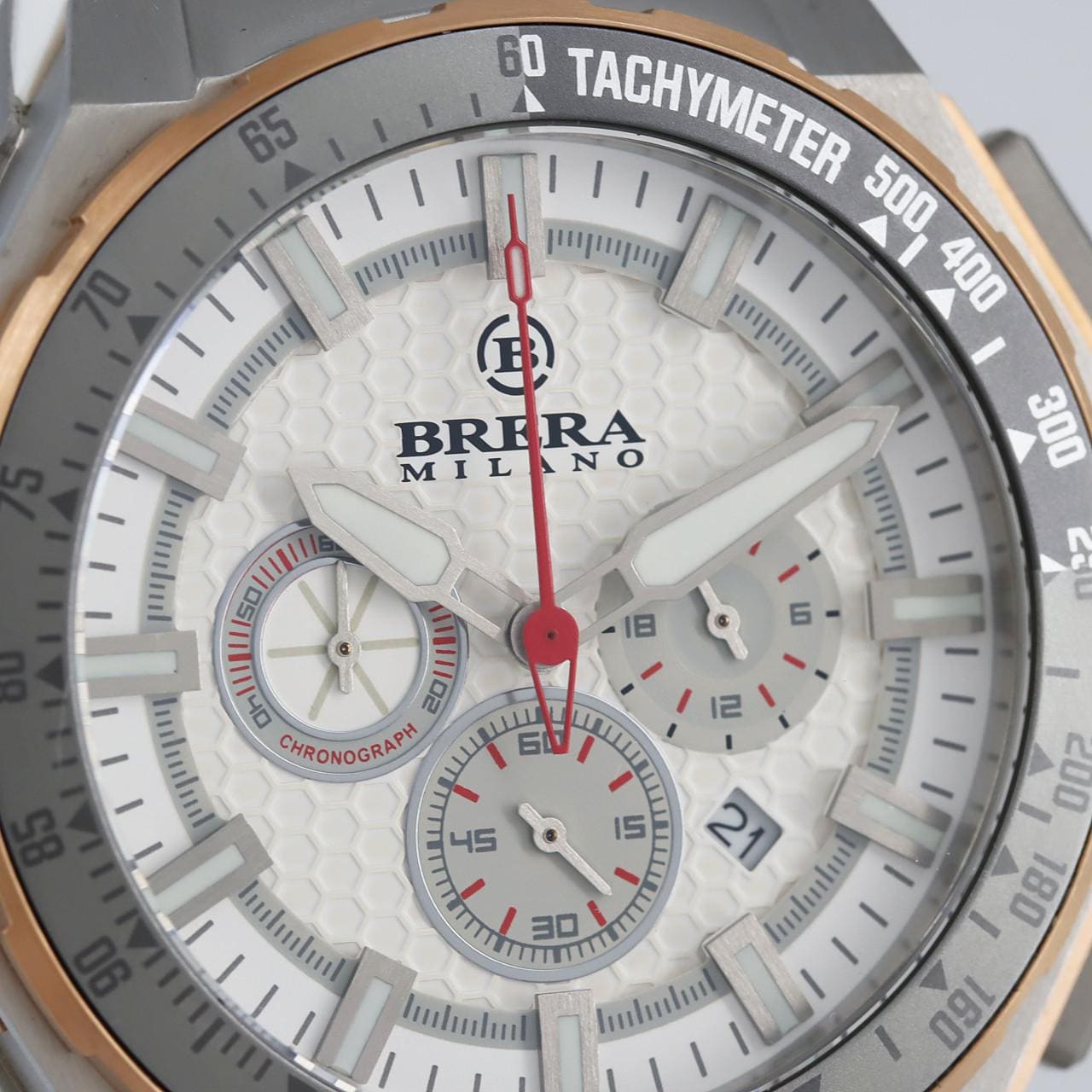 [BRAND NEW] BRERA MILANO Gran Turismo GT2 Chronograph BMGTQC4505 SSxGP Quartz