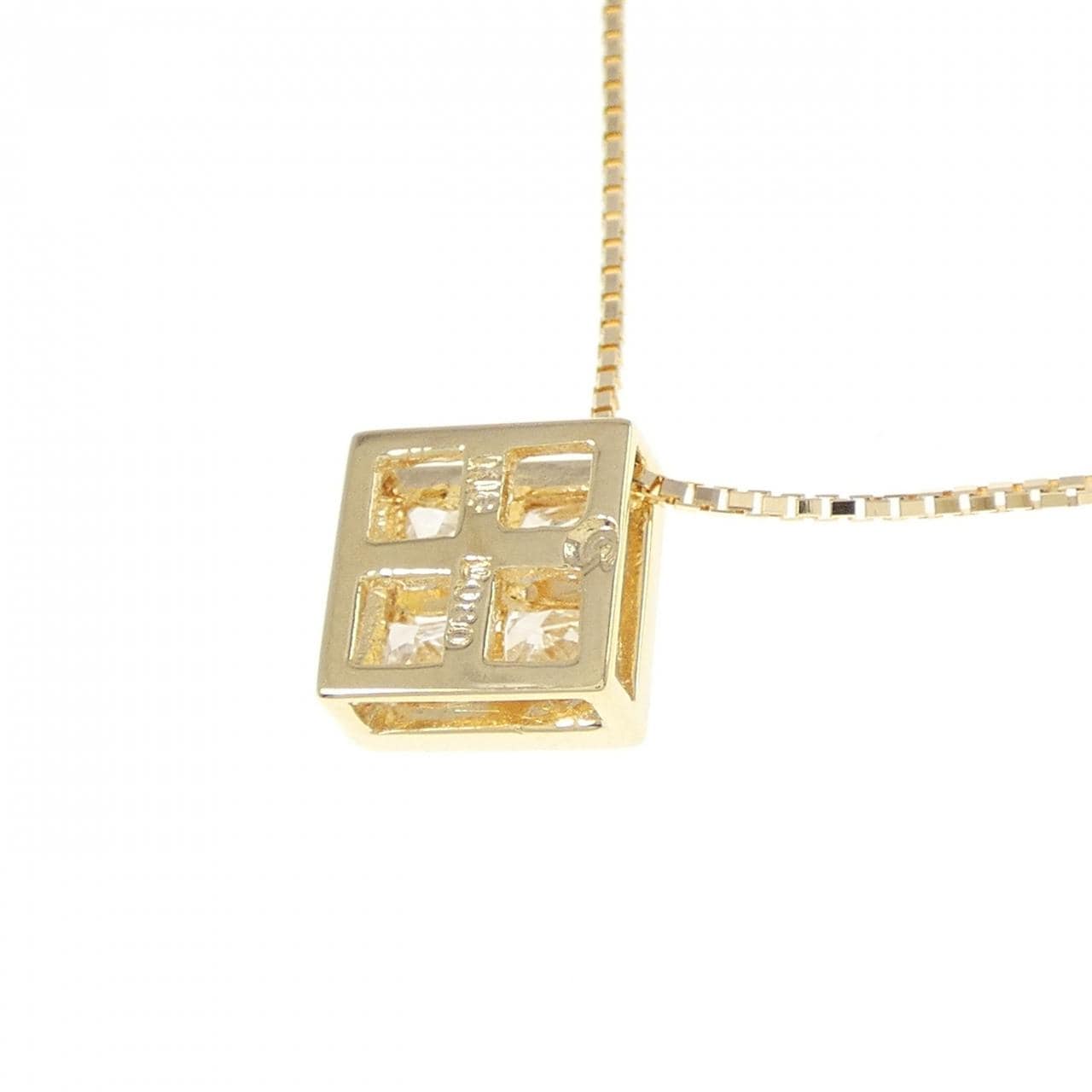 K18YG ダイヤモンド ネックレス 0.80CT