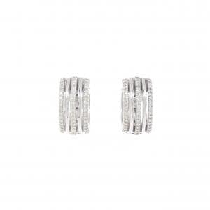 K18WG ダイヤモンド ピアス 0.40CT