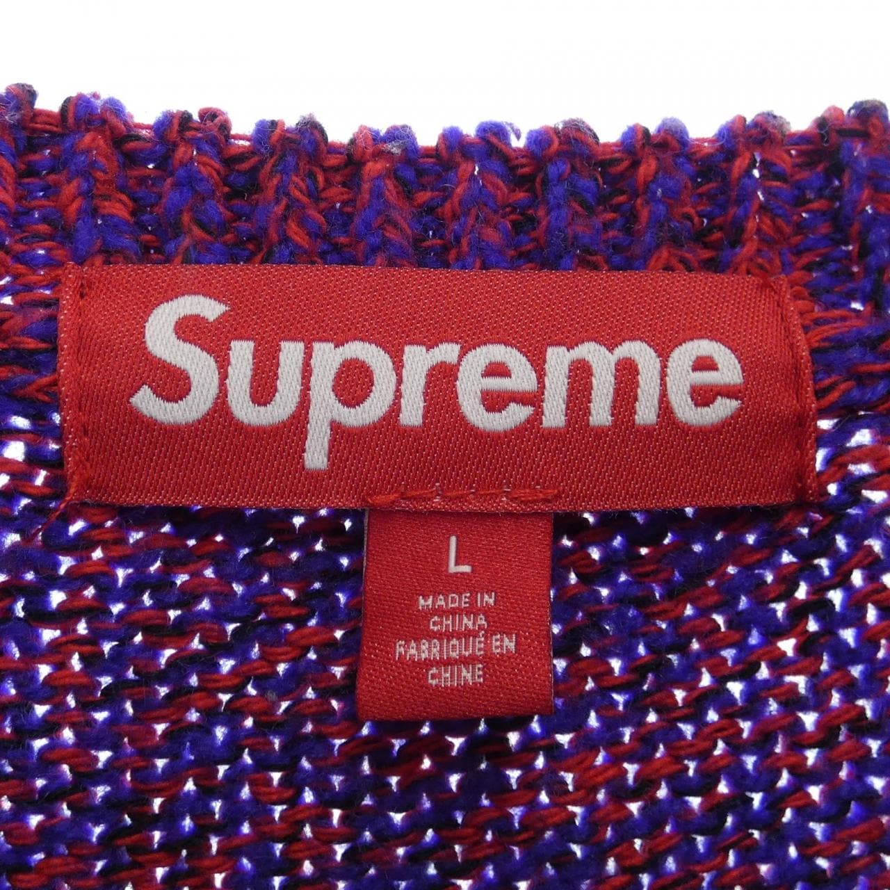シュプリーム SUPREME Contrast Logo ニット