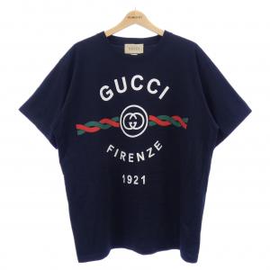 グッチ GUCCI コットンジャージー'GUCCI FIRENZE 1921'Tシャツ 616036 XJD7T Tシャツ