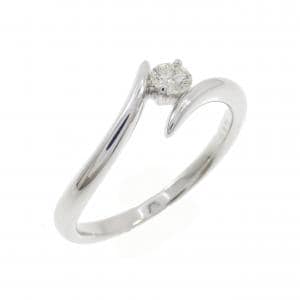 K18WG ダイヤモンド リング 0.11CT