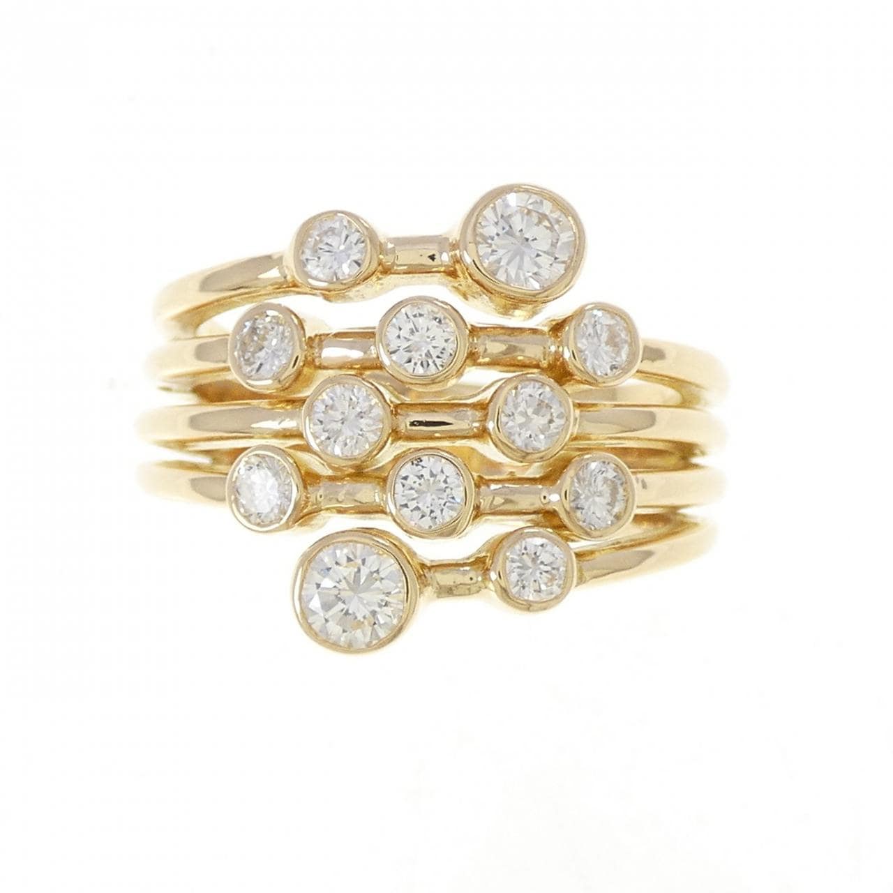 K18YG ダイヤモンド リング 1.13CT