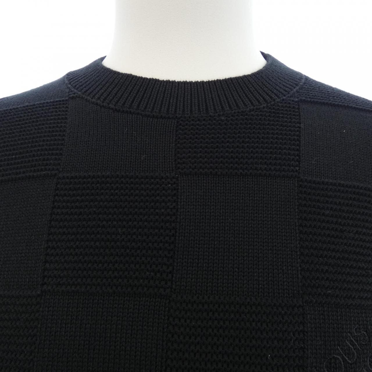 ルイヴィトン LOUIS VUITTON ダミエスティッチクルーネック HNN41WTBY ニット