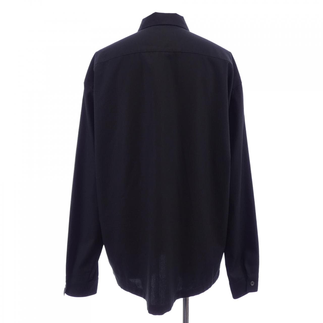 プラダ PRADA ジッパーシャツ トライアングルロゴ SC855 SOOO 19AM シャツ