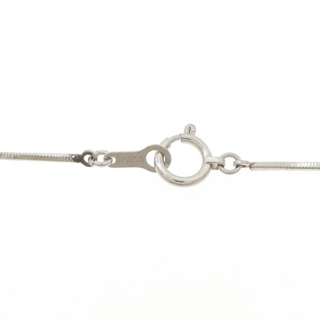 PT900/PT850 ソリティア ダイヤモンド ネックレス 0.710CT