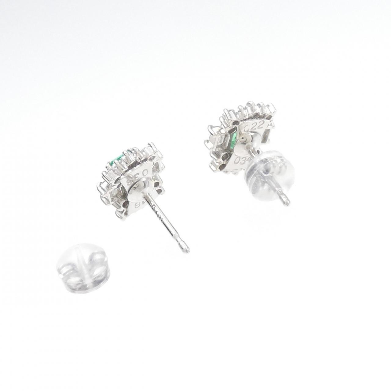 PT翡翠耳钉0.40CT