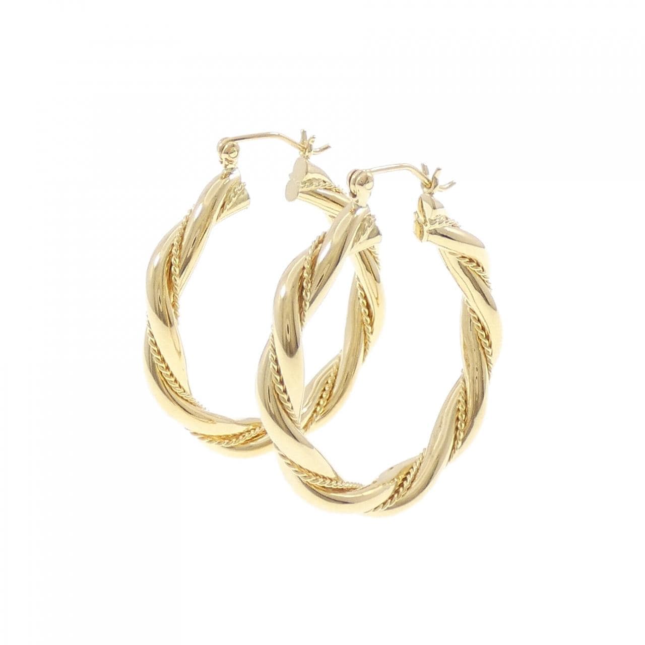 K18YG earrings