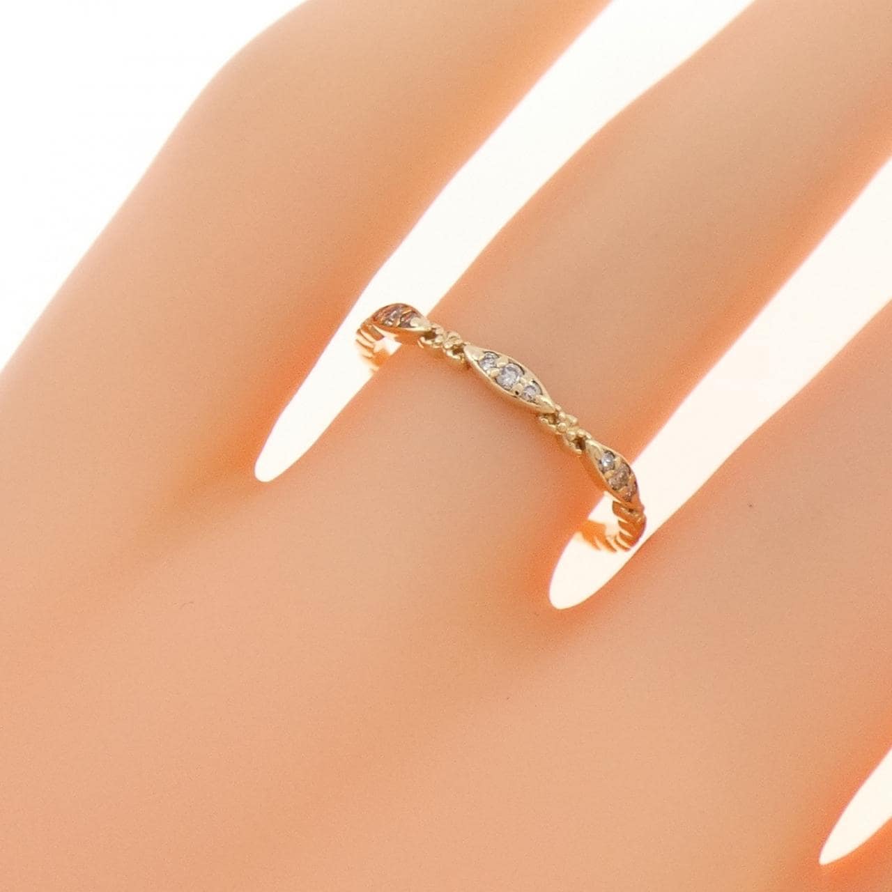 アガット ダイヤモンド リング 0.06CT