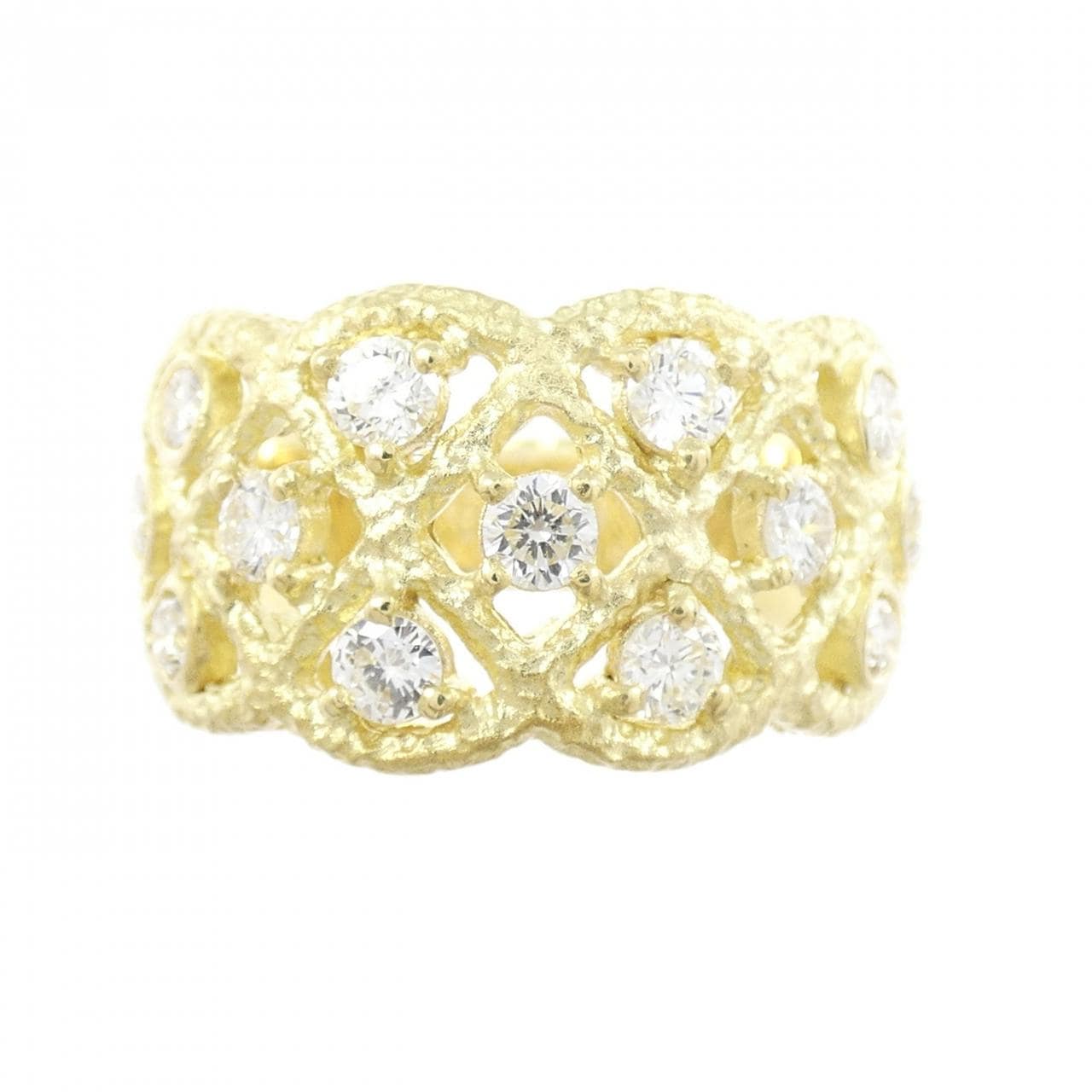 K18YG ダイヤモンド リング 0.78CT