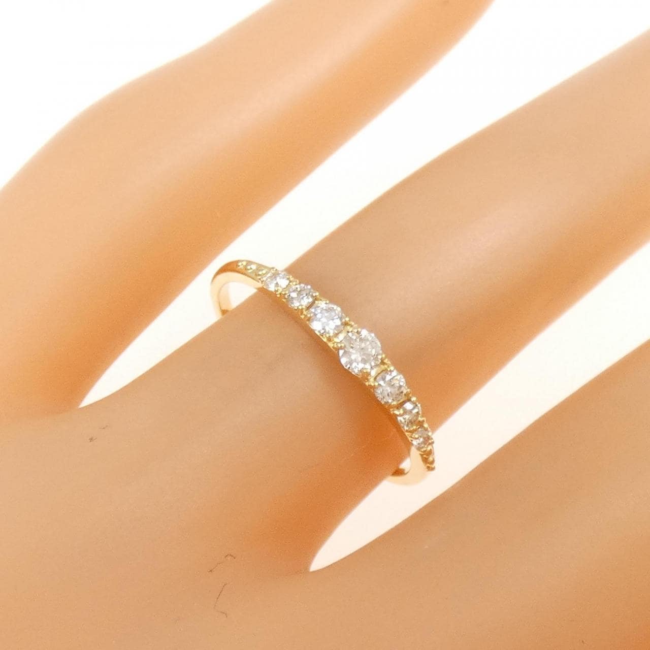 [BRAND NEW] K18YG Diamond ring 0.20CT