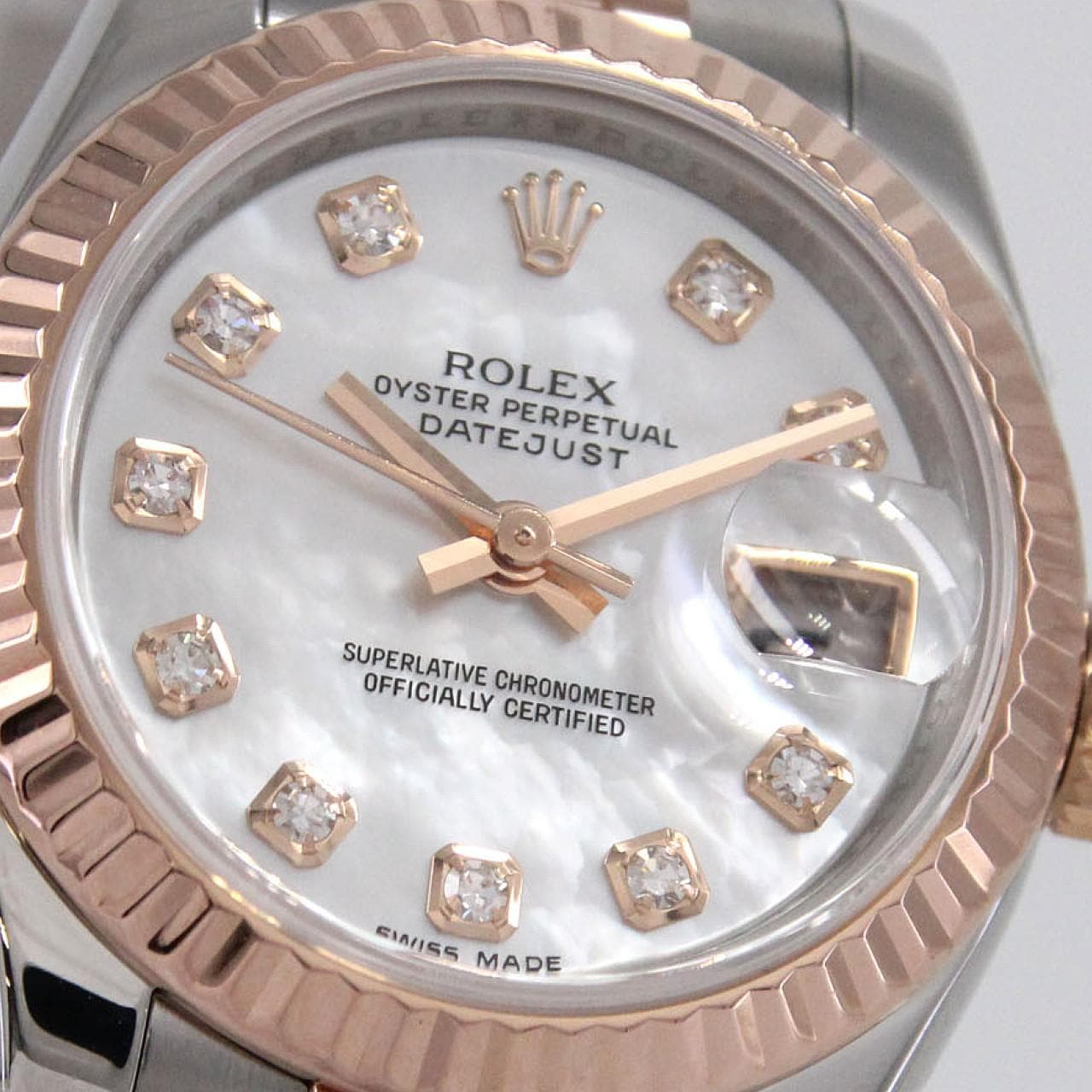 ロレックス デイトジャスト 179171NG SSxPG 自動巻 V番