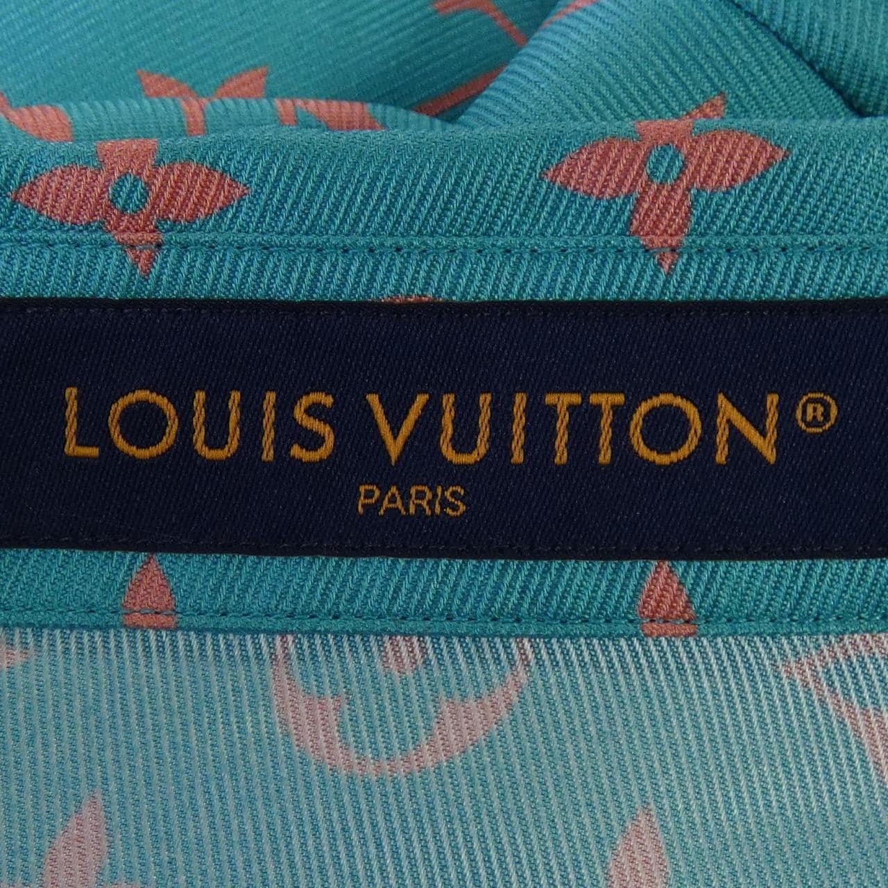 ルイヴィトン LOUIS VUITTON モノグラムショートスリーブシルクシャツ HTS06WUPP S／Sシャツ
