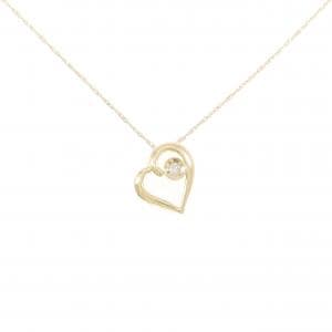 K18YG ハート ダイヤモンド ネックレス 0.05CT