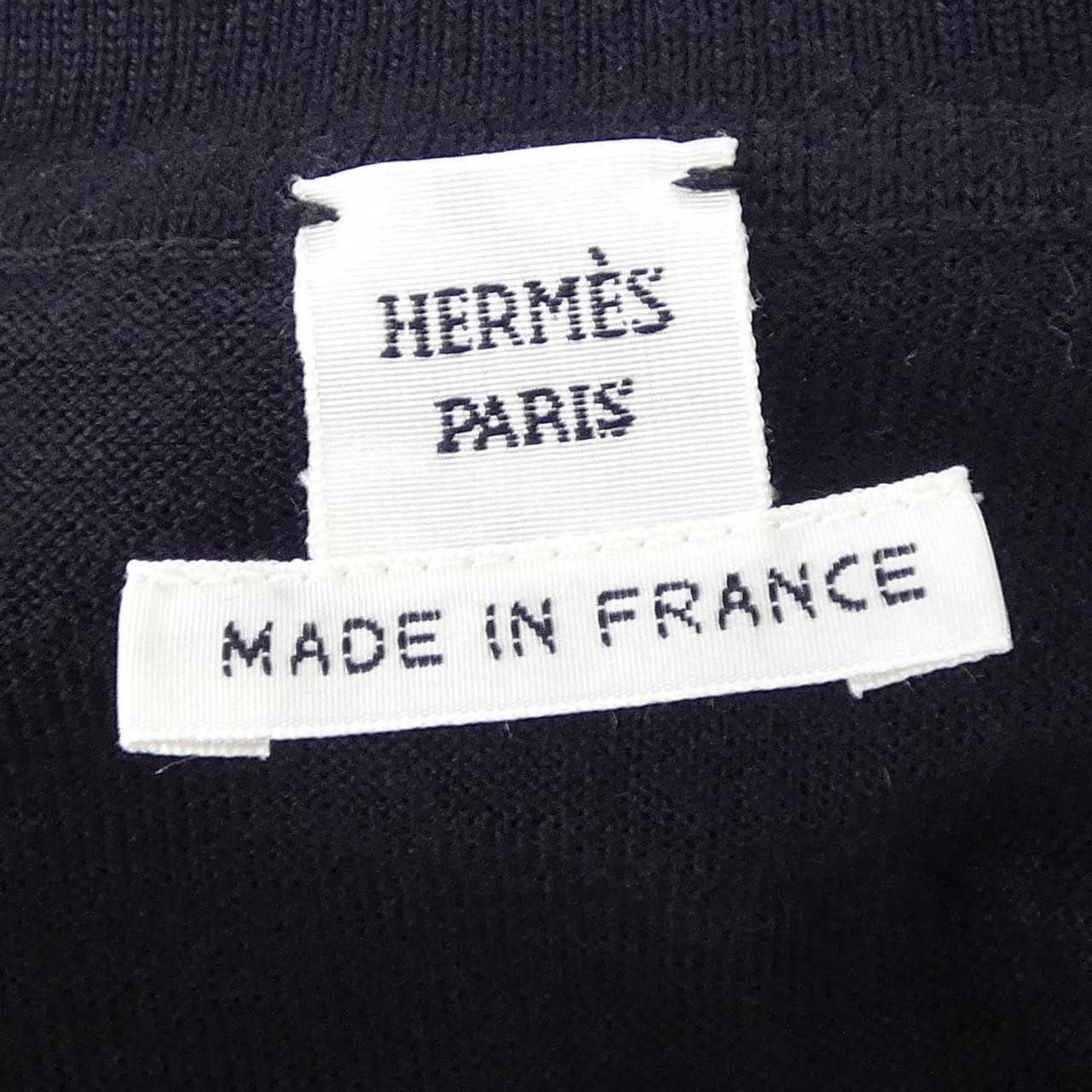 エルメス HERMES POSTE ET CAVALERIE *16-7759 ツイルレーヌ カーディガン