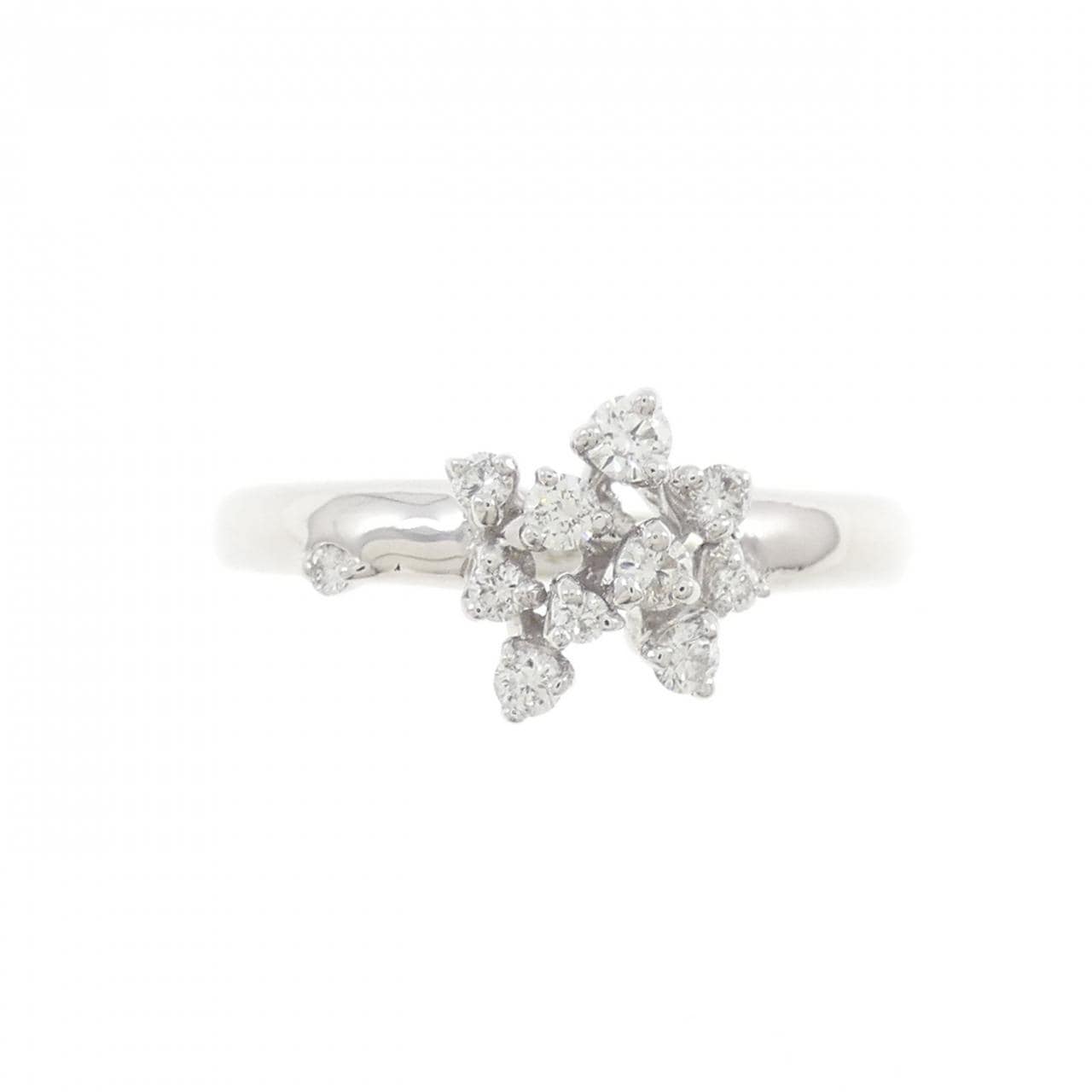 K18WG ダイヤモンド リング 0.21CT