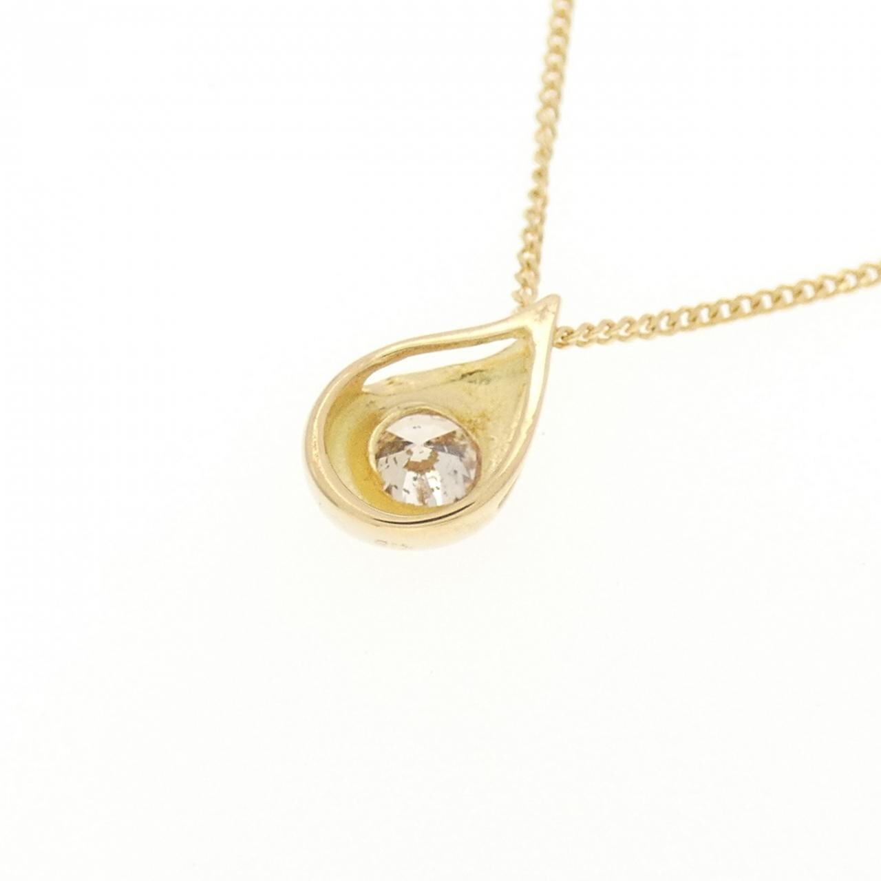 K18YG ダイヤモンド ネックレス 0.10CT