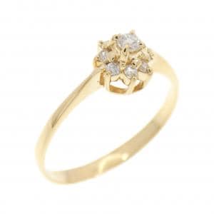 K18YG ダイヤモンド リング 0.11CT