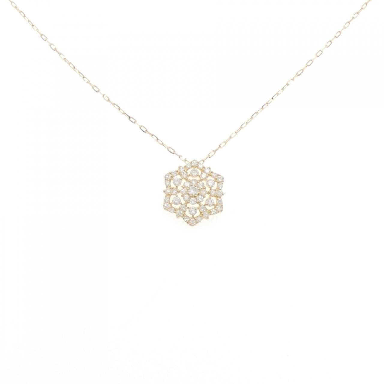 K18YG ダイヤモンド ネックレス 0.50CT
