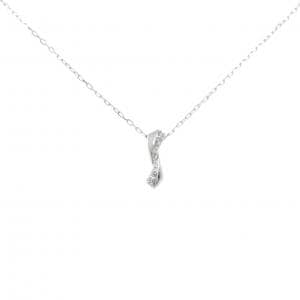 K10WG ダイヤモンド ネックレス 0.02CT