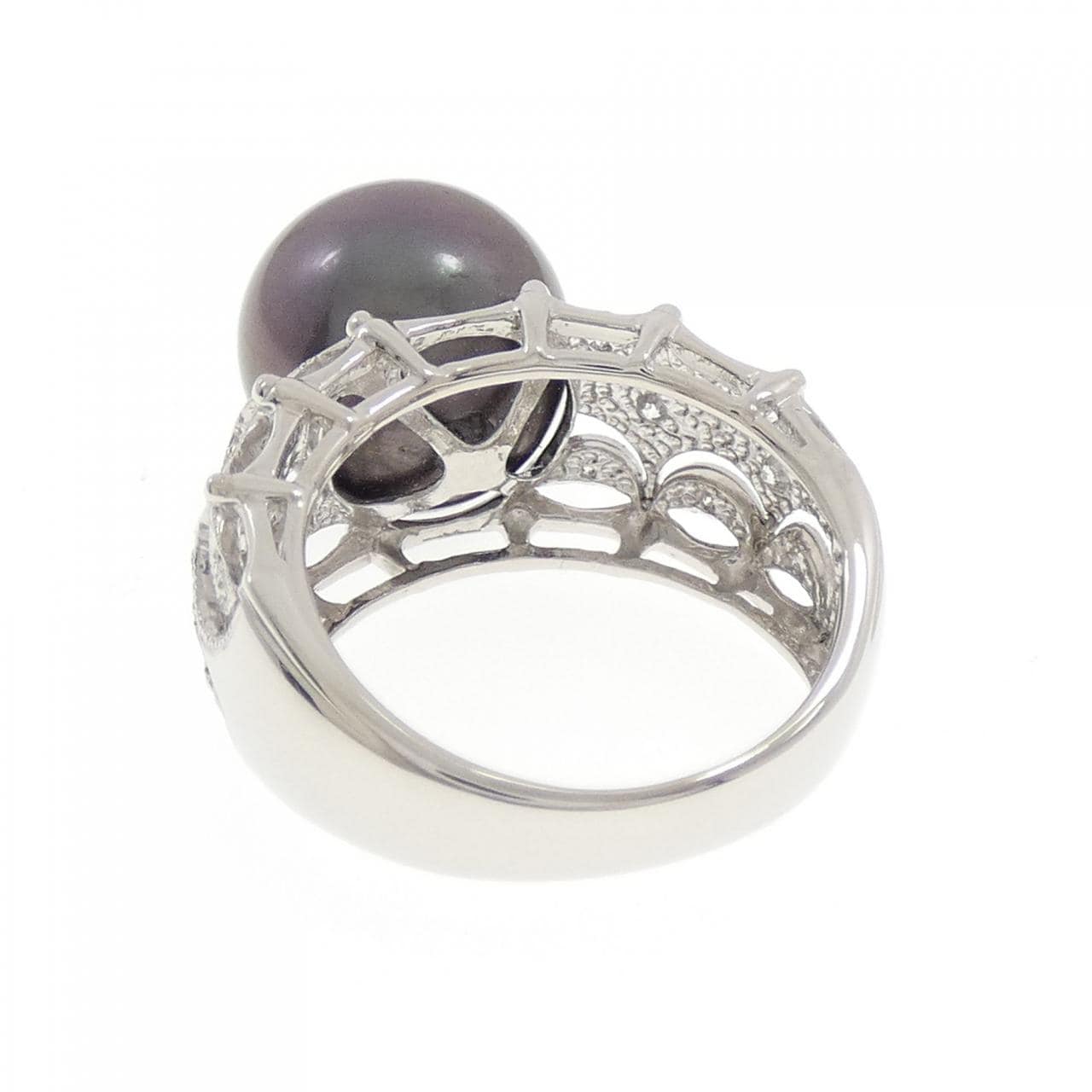 PT900 黒蝶パール リング 12.3mm