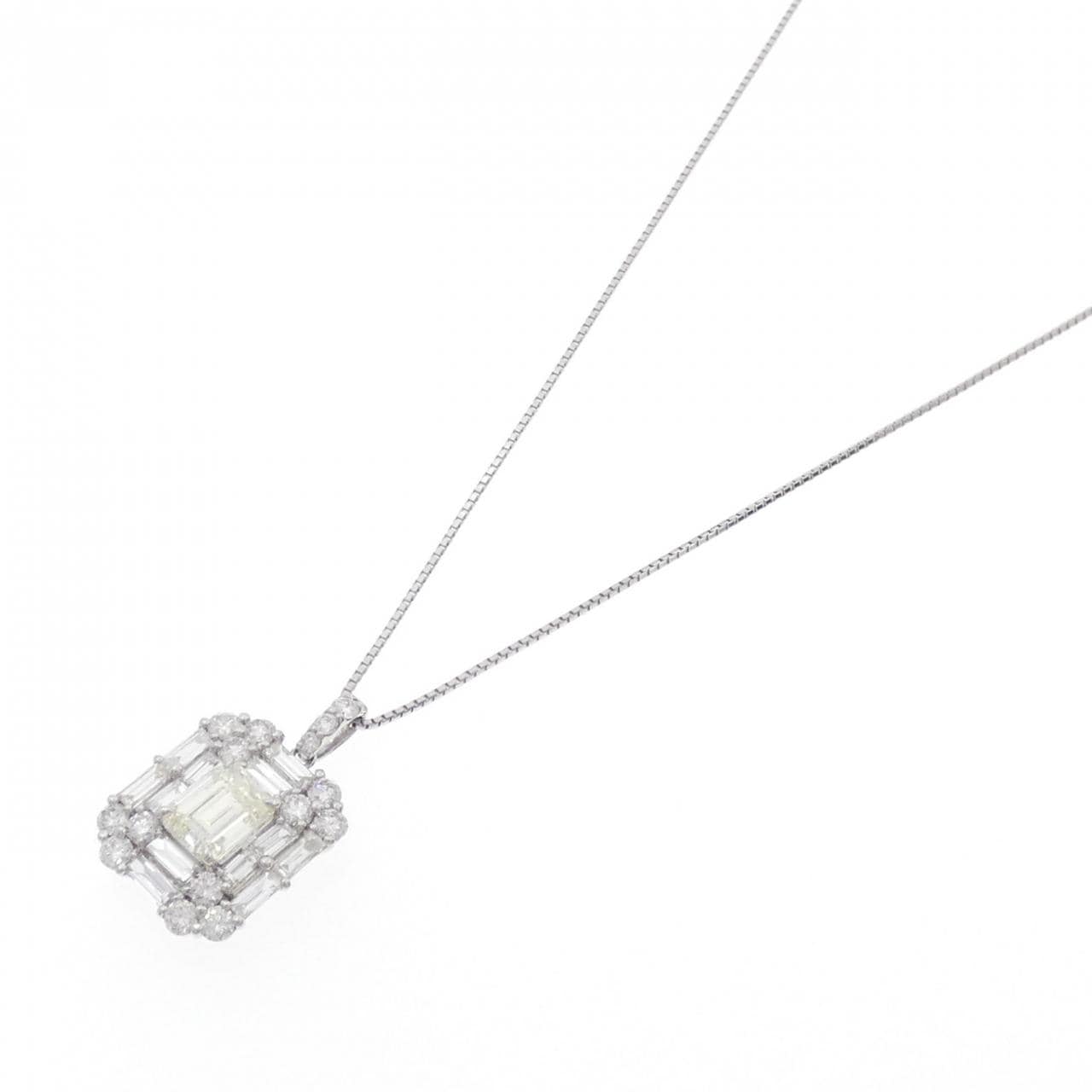 PT ダイヤモンド ネックレス 1.011CT