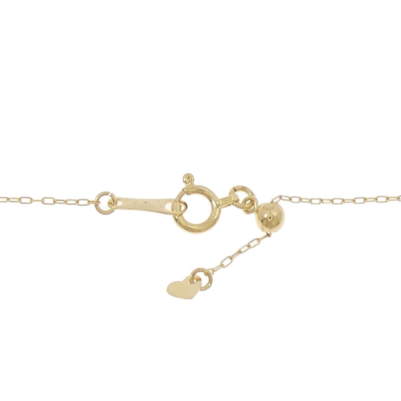 K18YG サファイヤ ネックレス 0.33CT