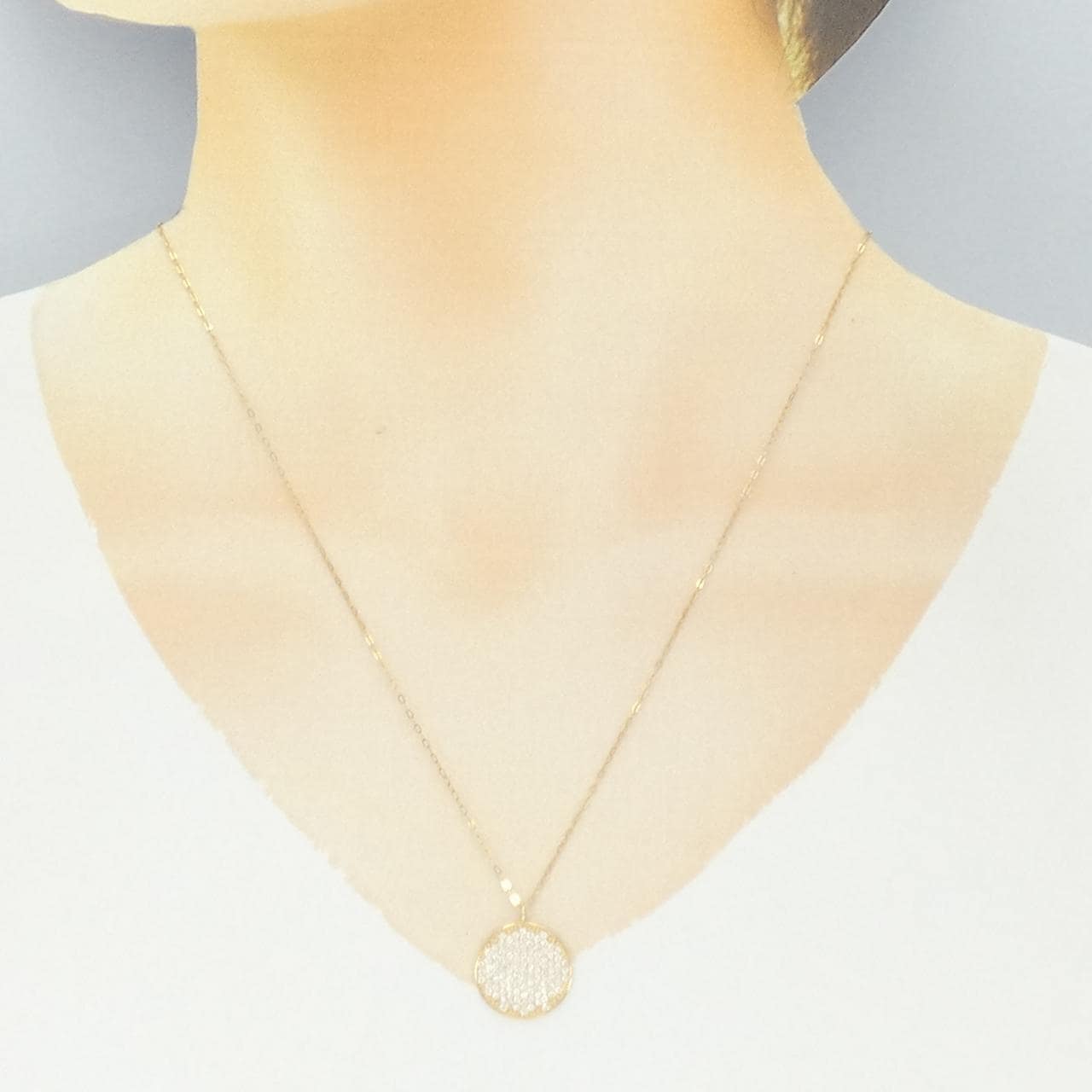 K18YG ダイヤモンド ネックレス 0.50CT