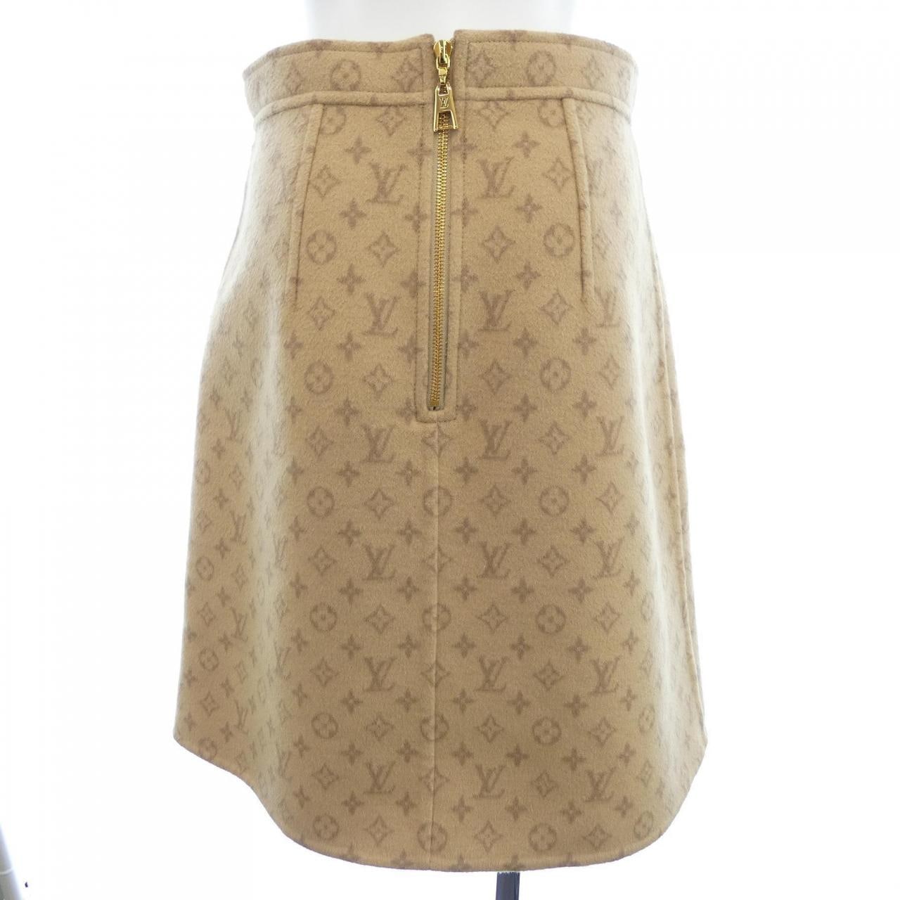 ルイヴィトン LOUIS VUITTON プレッピーダブルフェイスAラインスカート FNSK32QS3 スカート